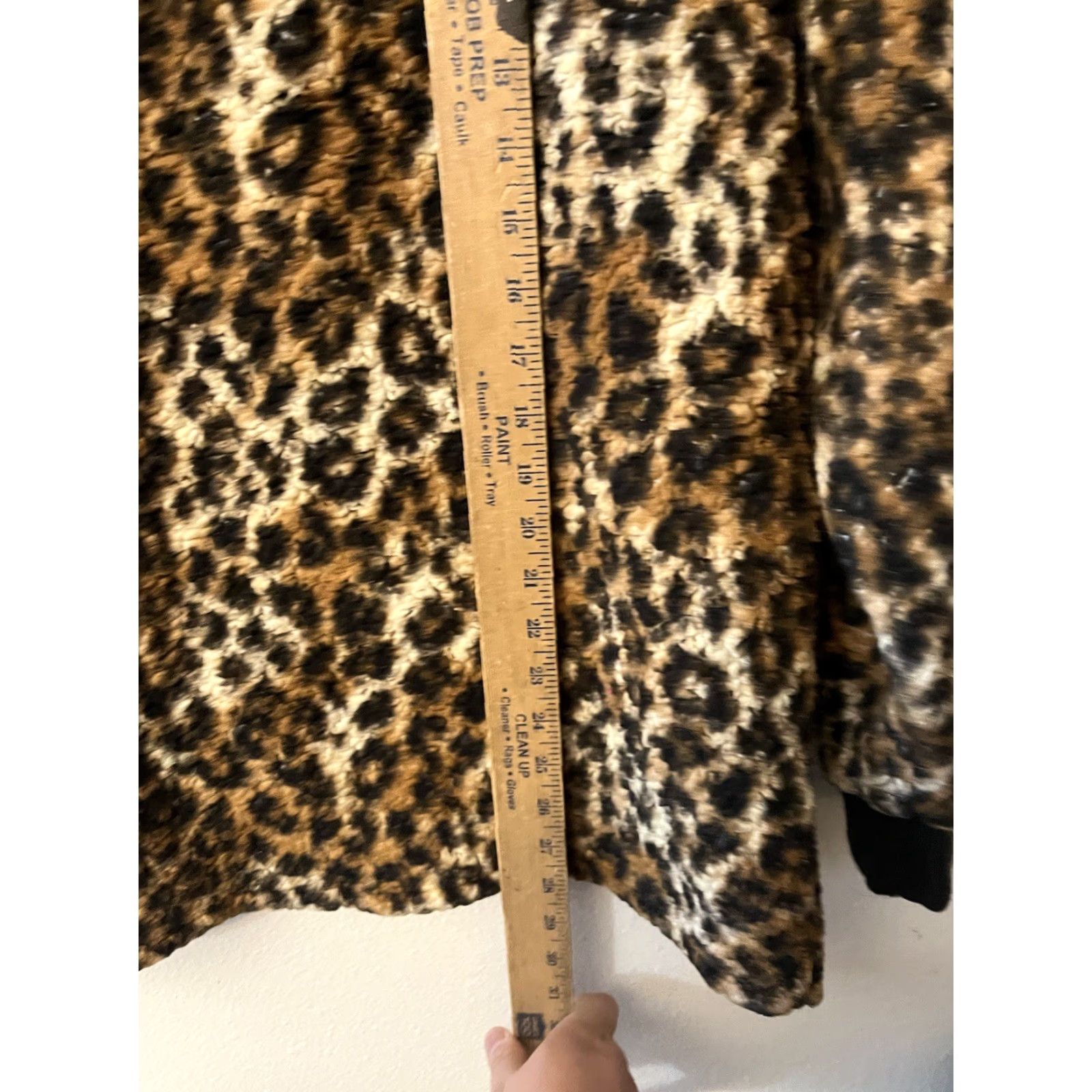 Pinko VINTAGE PINK Women’s Cheetah Print Sherpa Hoodie Sz Medium Pullover 1/4 Zip Activewear Size M / US 6-8 / IT 42-44 - 4 Thumbnail