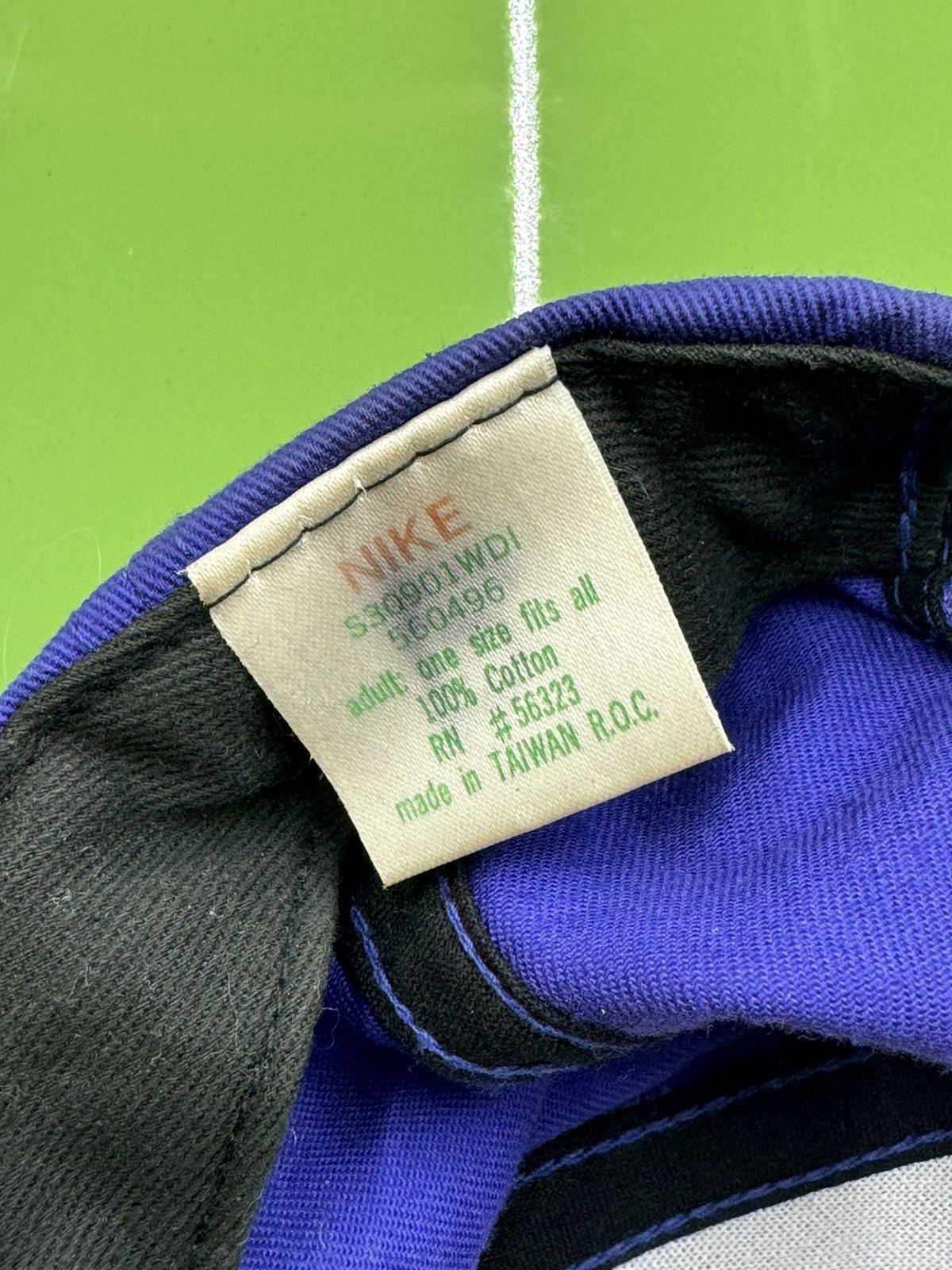 Nike × Vintage Vintage 90s Nike Swoosh SnapBack Hat Taiwan OG Size ONE SIZE - 12 Thumbnail