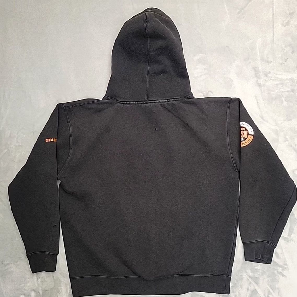 SITKA Sitka Gear Hoodie Mens L Black Cotton Graphic Print Fleece Pullover Outdoor Classic Hunt Size US L / EU 52-54 / 3 - 5 Thumbnail