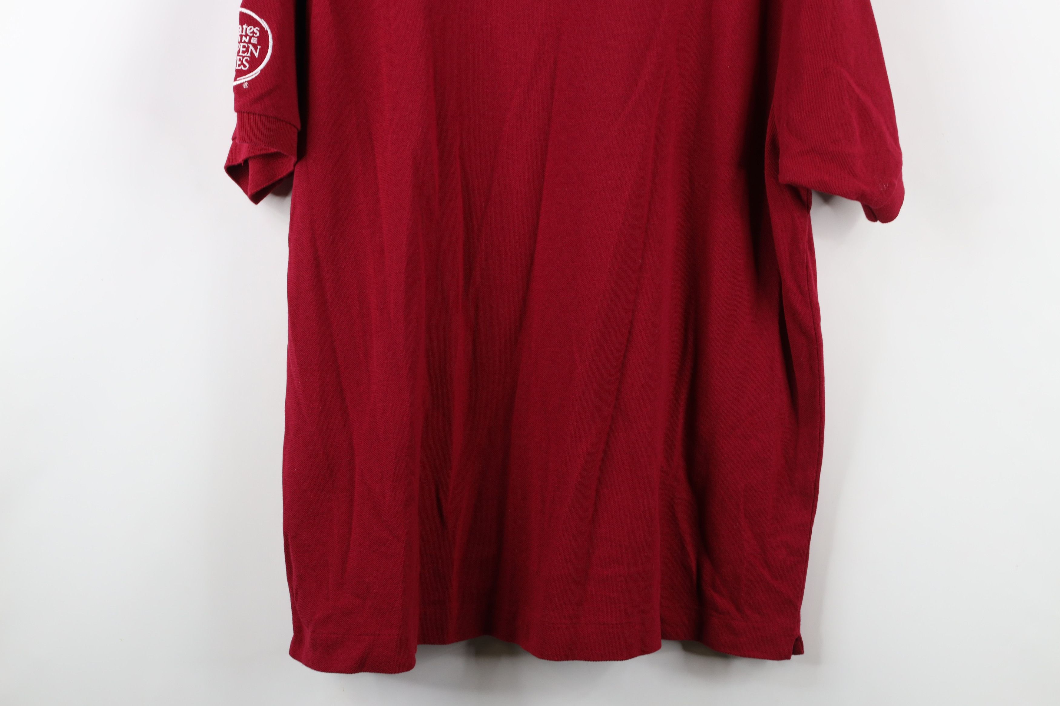 Lacoste × Vintage Lacoste Djokovic US Open Tennis Collared Polo Shirt Red Size US XXL / EU 58 / 5 - 13 Thumbnail