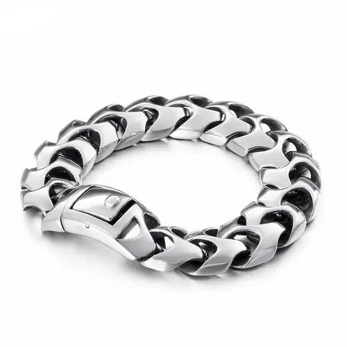 VIBE Dragon Shape Bracelet Silver Boho Punk Gothic Rock Size ONE SIZE - 3 Thumbnail