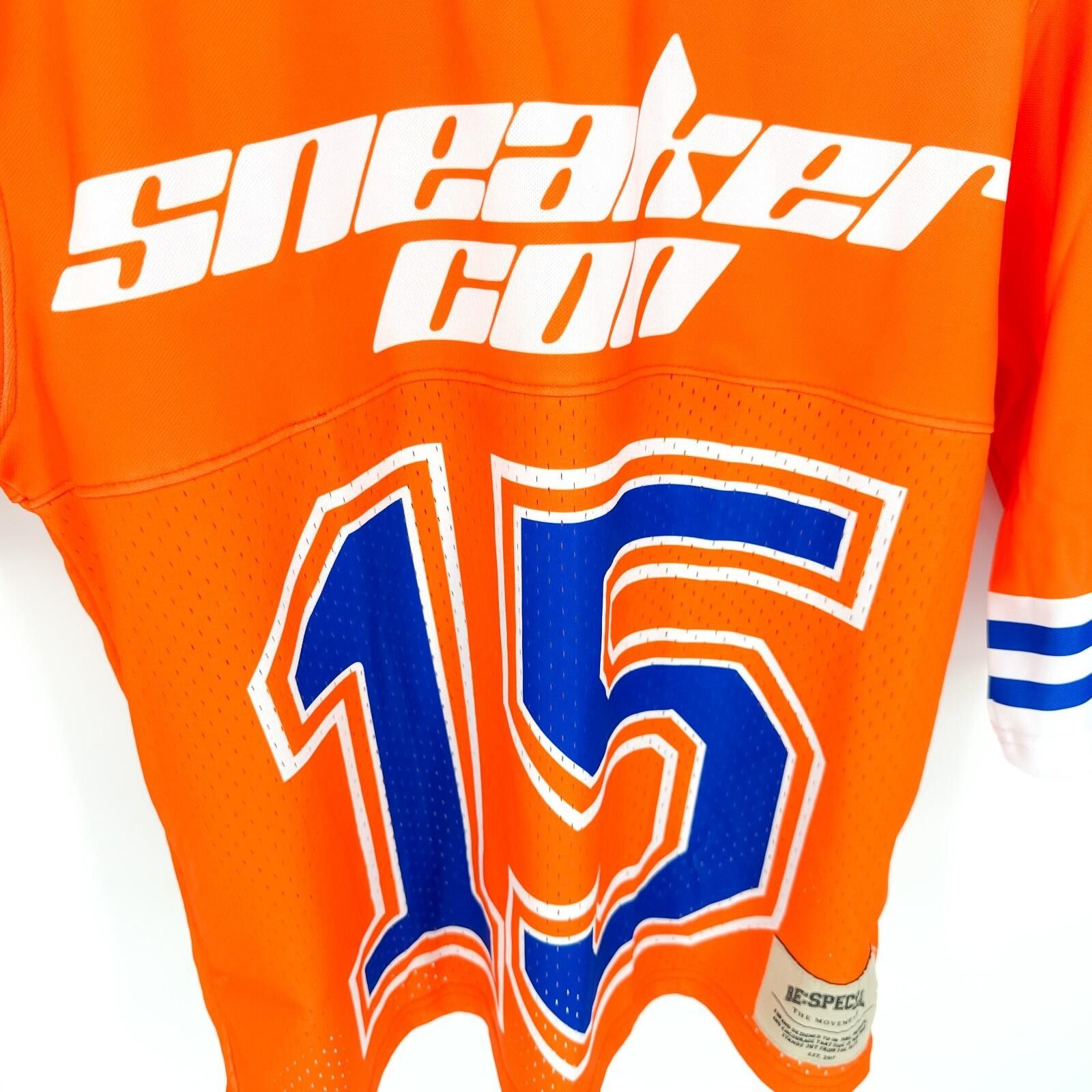 Sneakersnstuff 15th Anniversary SneakerCon Be Special Orange Jersey M Small Size US S / EU 44-46 / 1 - 7 Thumbnail