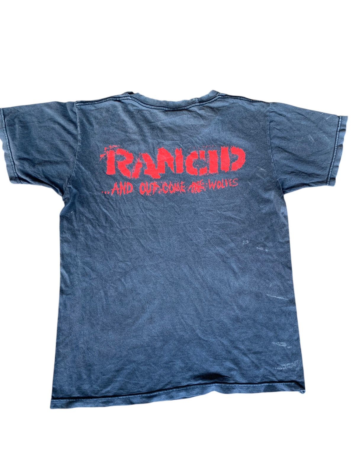 Band Tees × Vintage VINTAGE RANCID PUNK SUNFADED WALL OF FAME DISTRESSED SHIRT Size US S / EU 44-46 / 1 - 5 Thumbnail