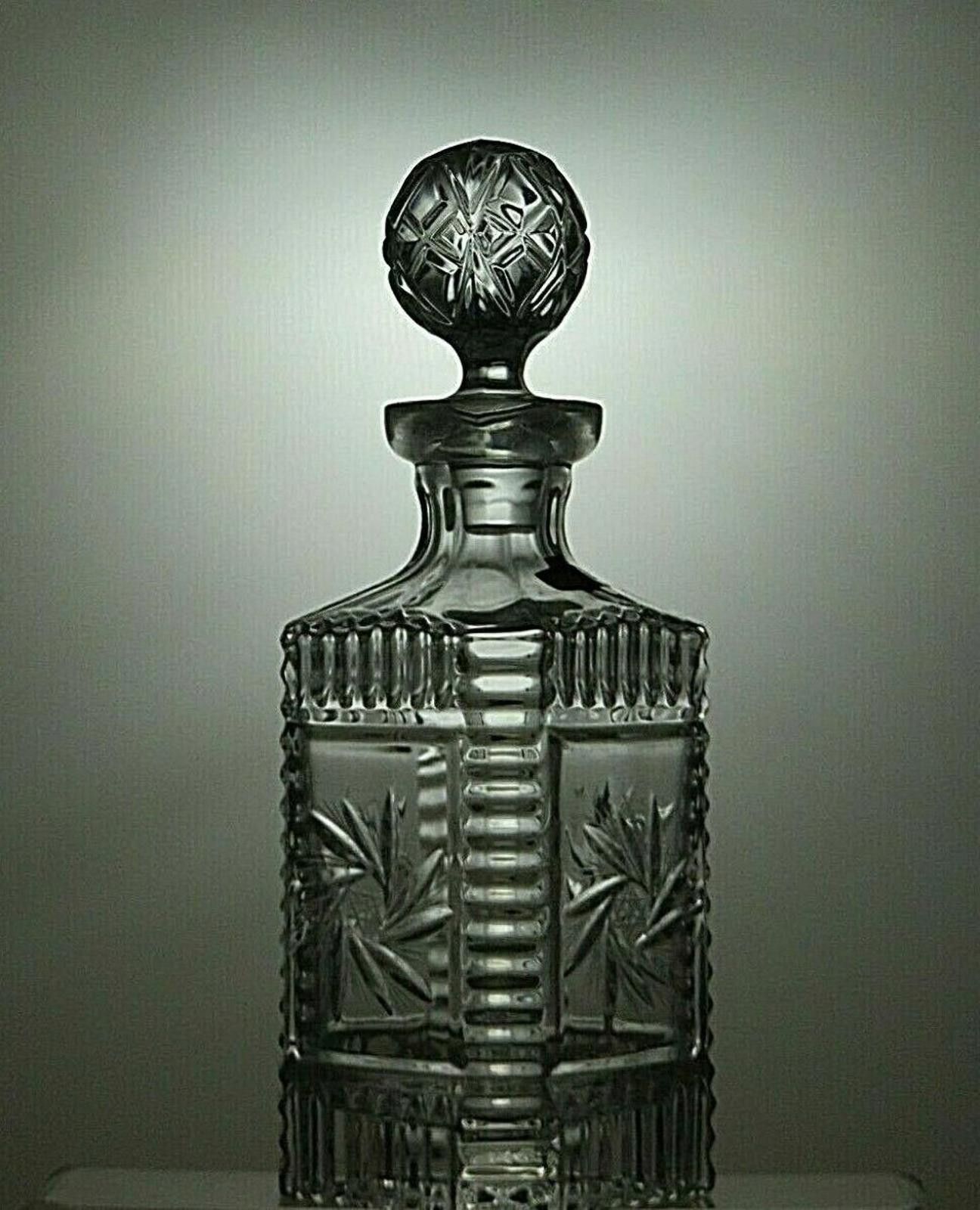 Other Zajecar Crystal Cut Glass Square Whiskey Decanter Stopper Size ONE SIZE - 5 Thumbnail