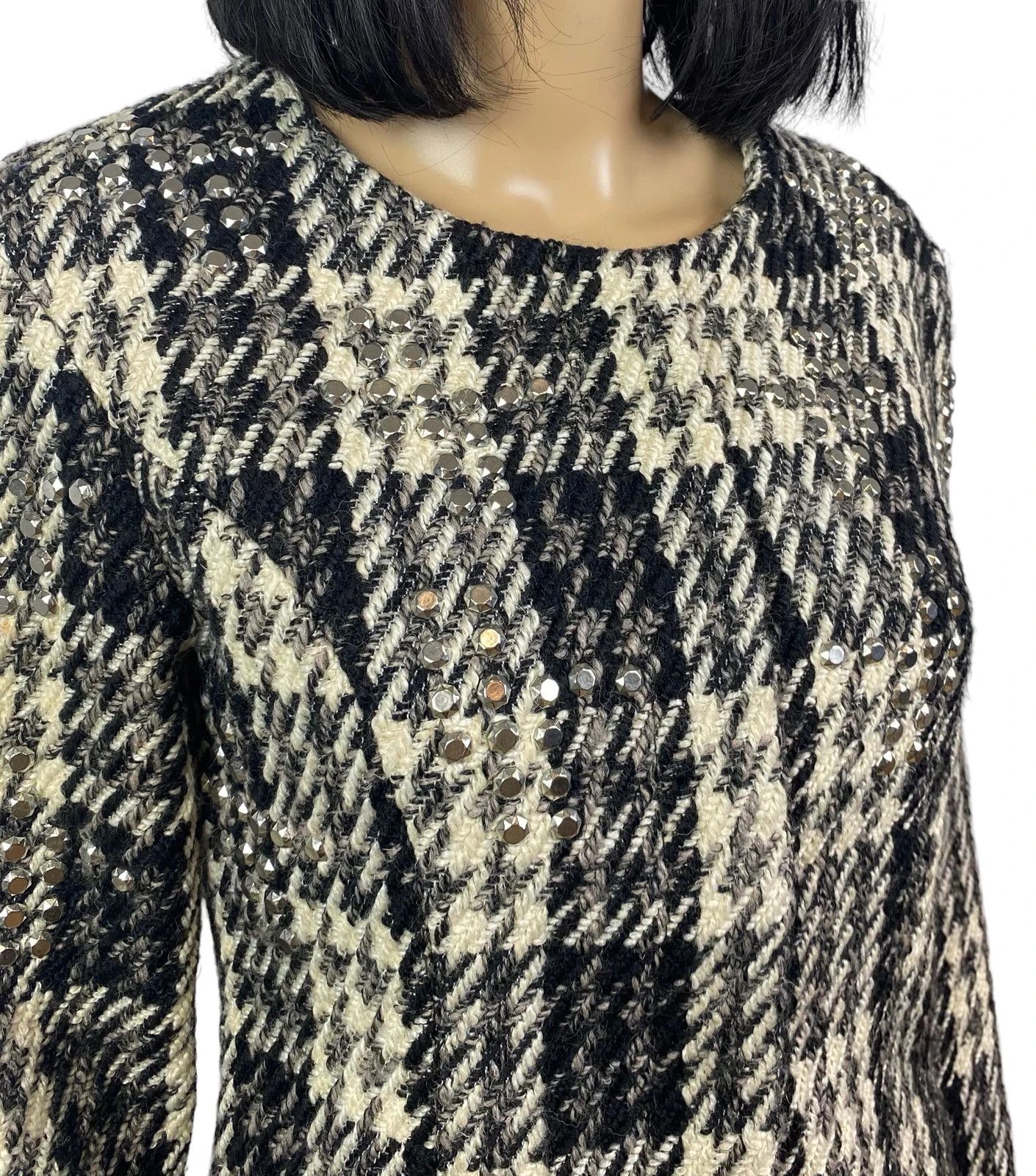 Gestuz Gestuz Plaid Wool Jacket Decorated size 38 Size S / US 4 / IT 40 - 2 Thumbnail
