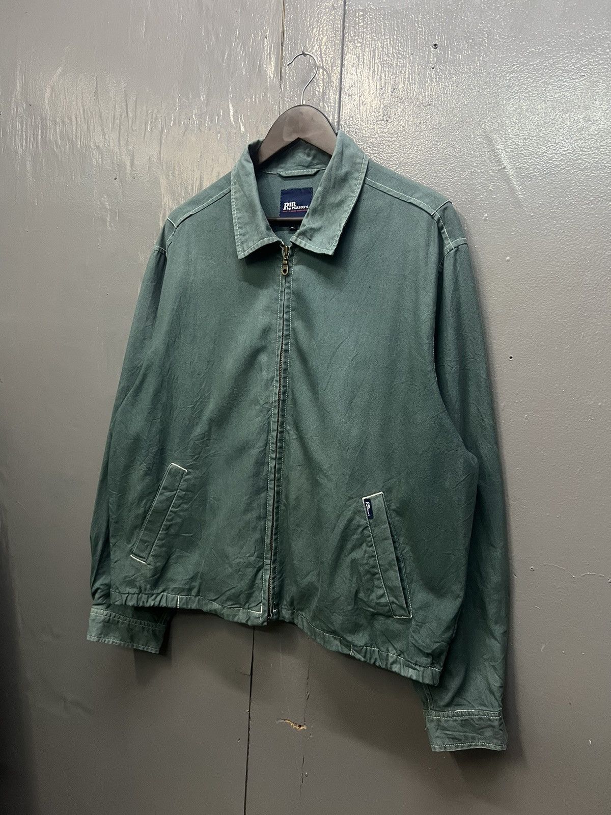 PERSON'S Vintage Persons Cotton Zipper Jacket Size US L / EU 52-54 / 3 - 2 Thumbnail