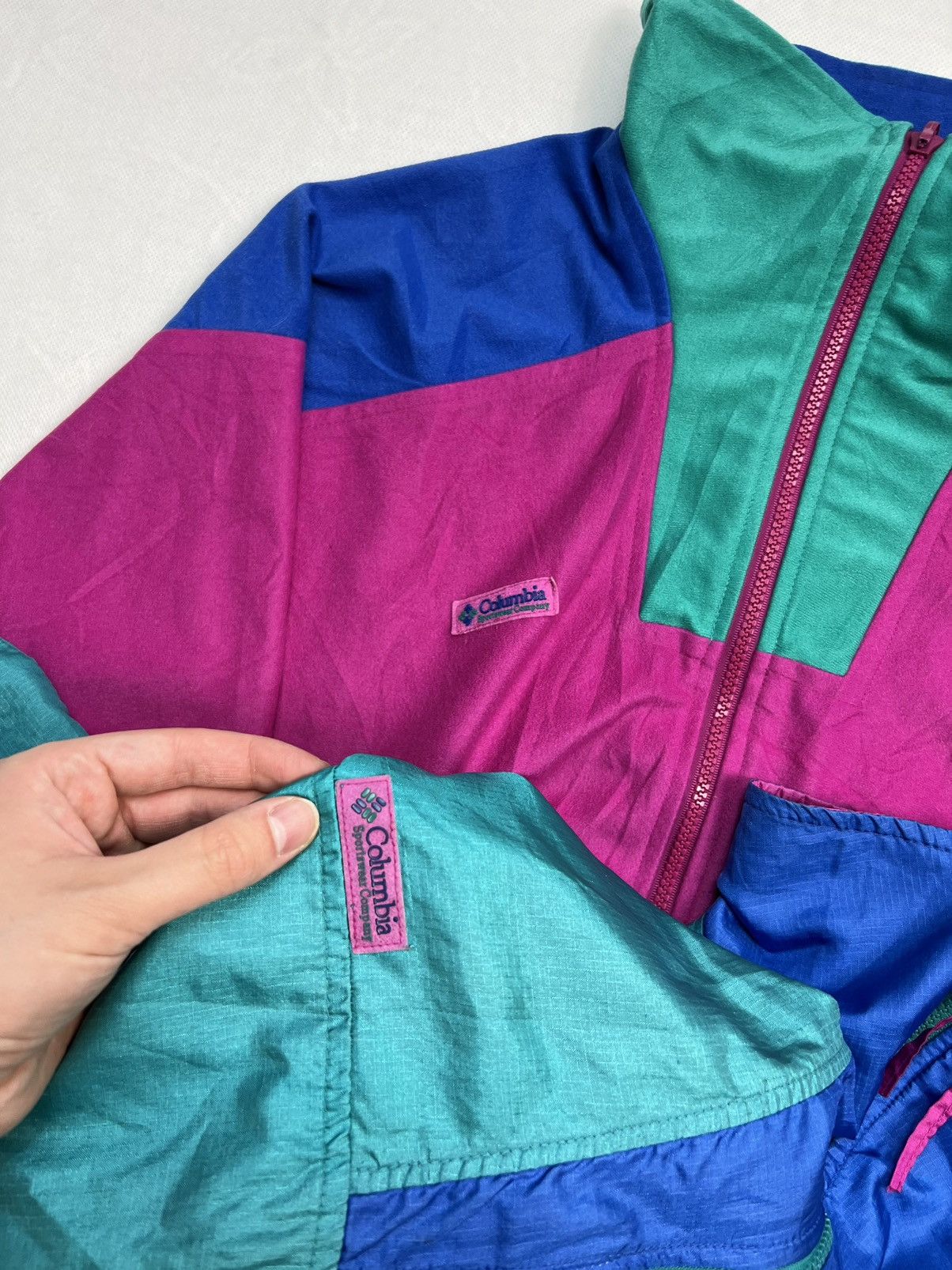 Columbia × Vintage 2in1 Columbia vintage 80’s 90’s jacket + sweatshirt rare Size US M / EU 48-50 / 2 - 5 Thumbnail