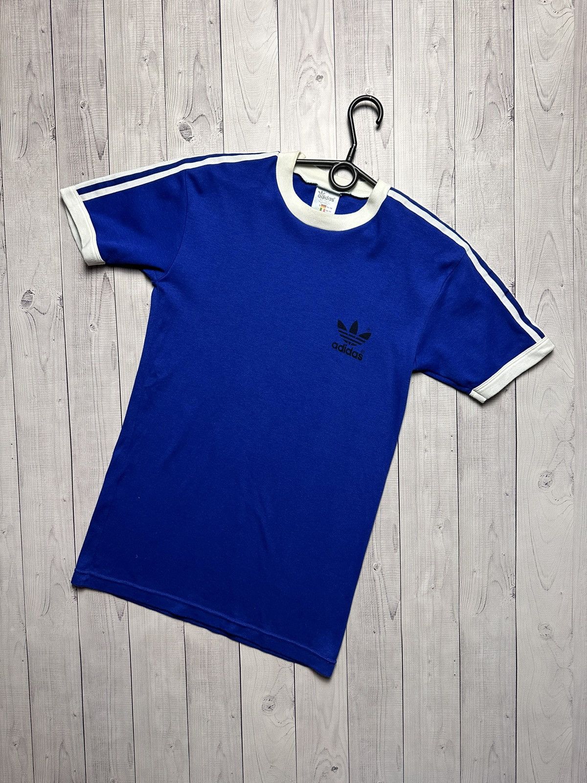 Vintage adidas retro shirt tee logo rare size S West Germany
