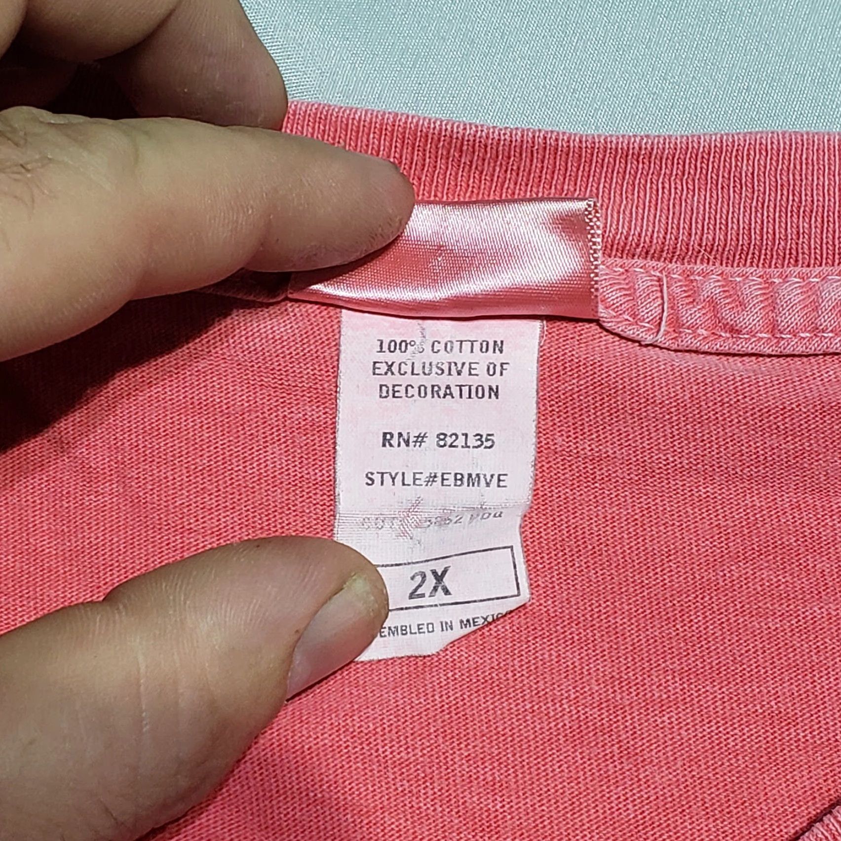 Vintage VINTAGE Key Largo Florida Keys Pink Peach Tee Shirt Short Sleeve Adult Women's Plus 2X Size XXL / US 16-18 / IT 52-54 - 4 Thumbnail