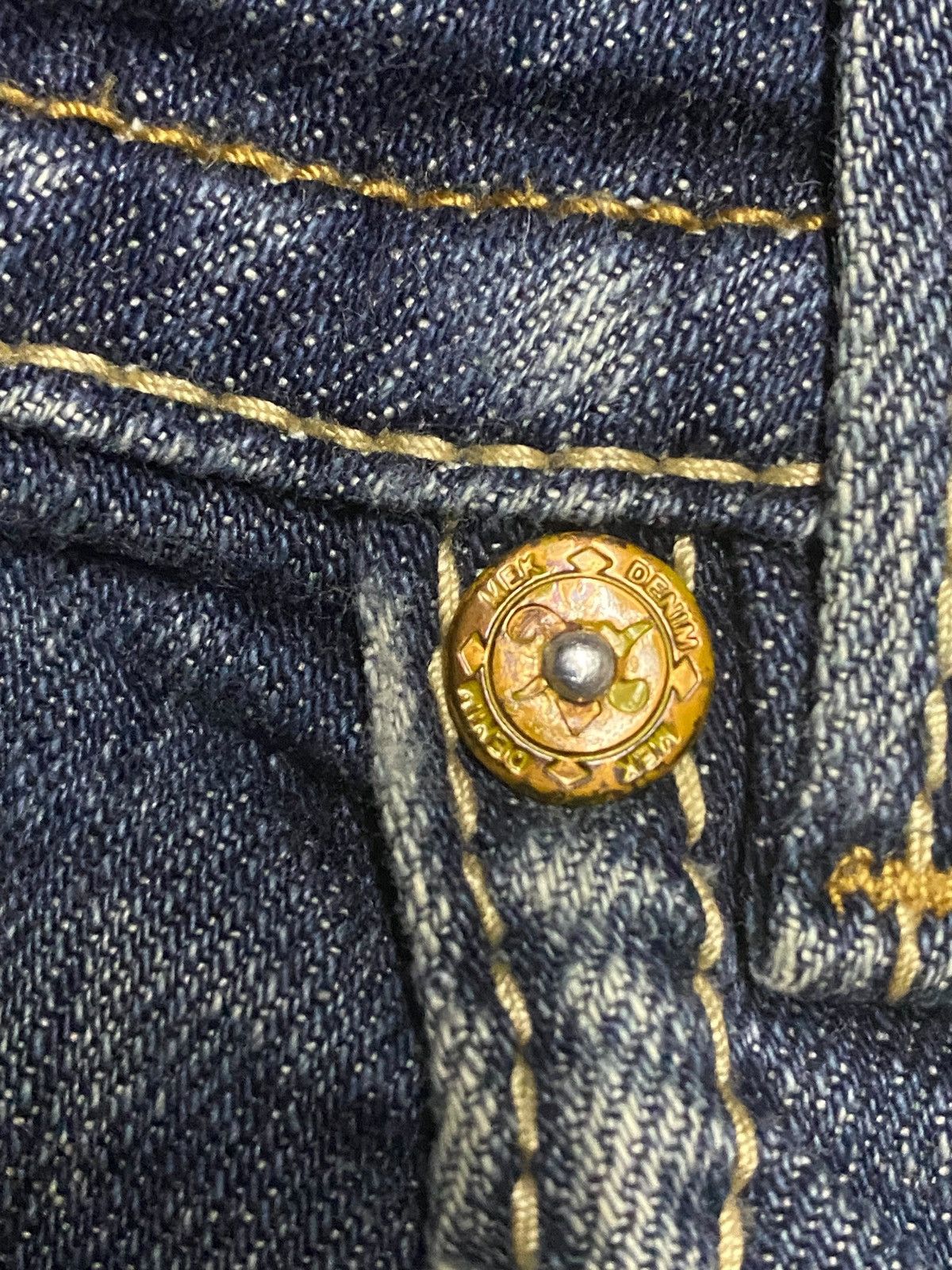 If Six Was Nine Woman Mek Denim Reverse For Care Distressed Flare Jeans Size US 30 / EU 46 - 12 Thumbnail