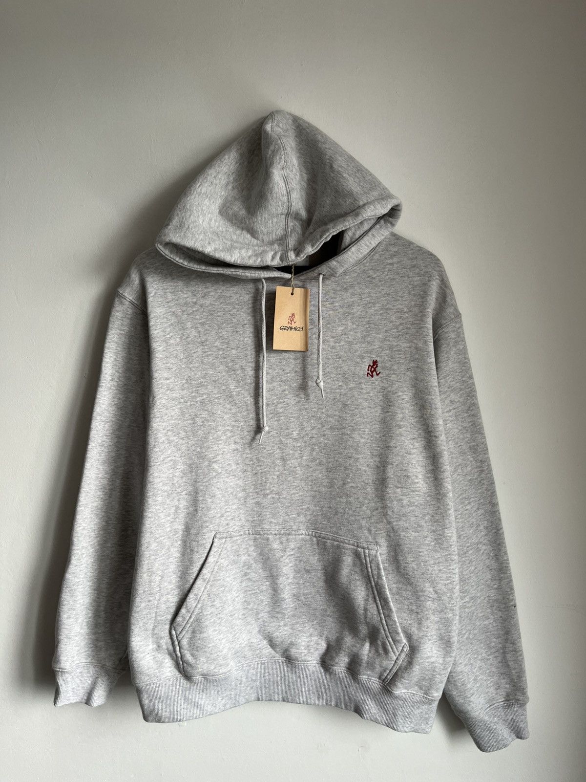 Gramicci Gramicci grey logo mens hoody new Size US M / EU 48-50 / 2 - 3 Thumbnail