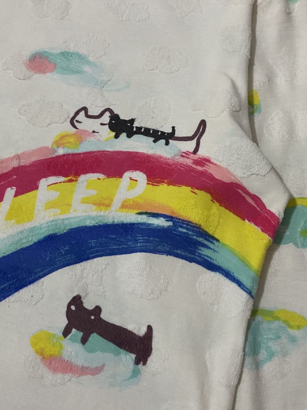 Designer × Japanese Brand × Tsumori Chisato Tsumori Chisato Sleep Loungewear Fullprint Cat On Rainbow Size US M / EU 48-50 / 2 - 5 Thumbnail
