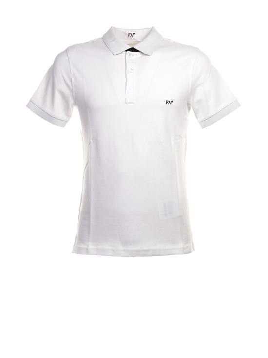 Fay FAY Men Polo Shirts NPMB246135S TDWB001 White Size US S / EU 44-46 / 1 - 1 Thumbnail