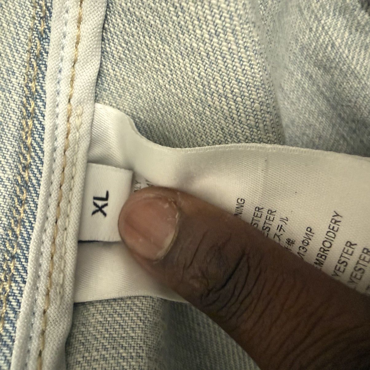 Givenchy Givenchy Denim Trucker Jacket Blue Sz XL Size US XL / EU 56 / 4 - 5 Thumbnail