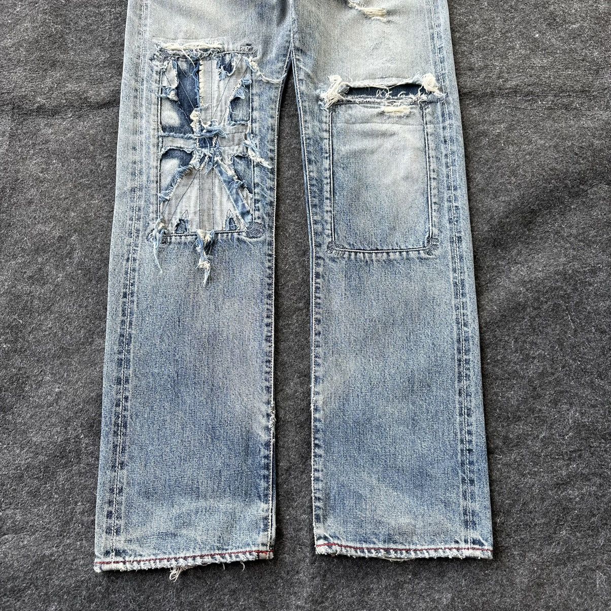 Paul Smith Red Ear Selvedge Faded Vintage Denim W29 D666 Size US 29 - 3 Thumbnail