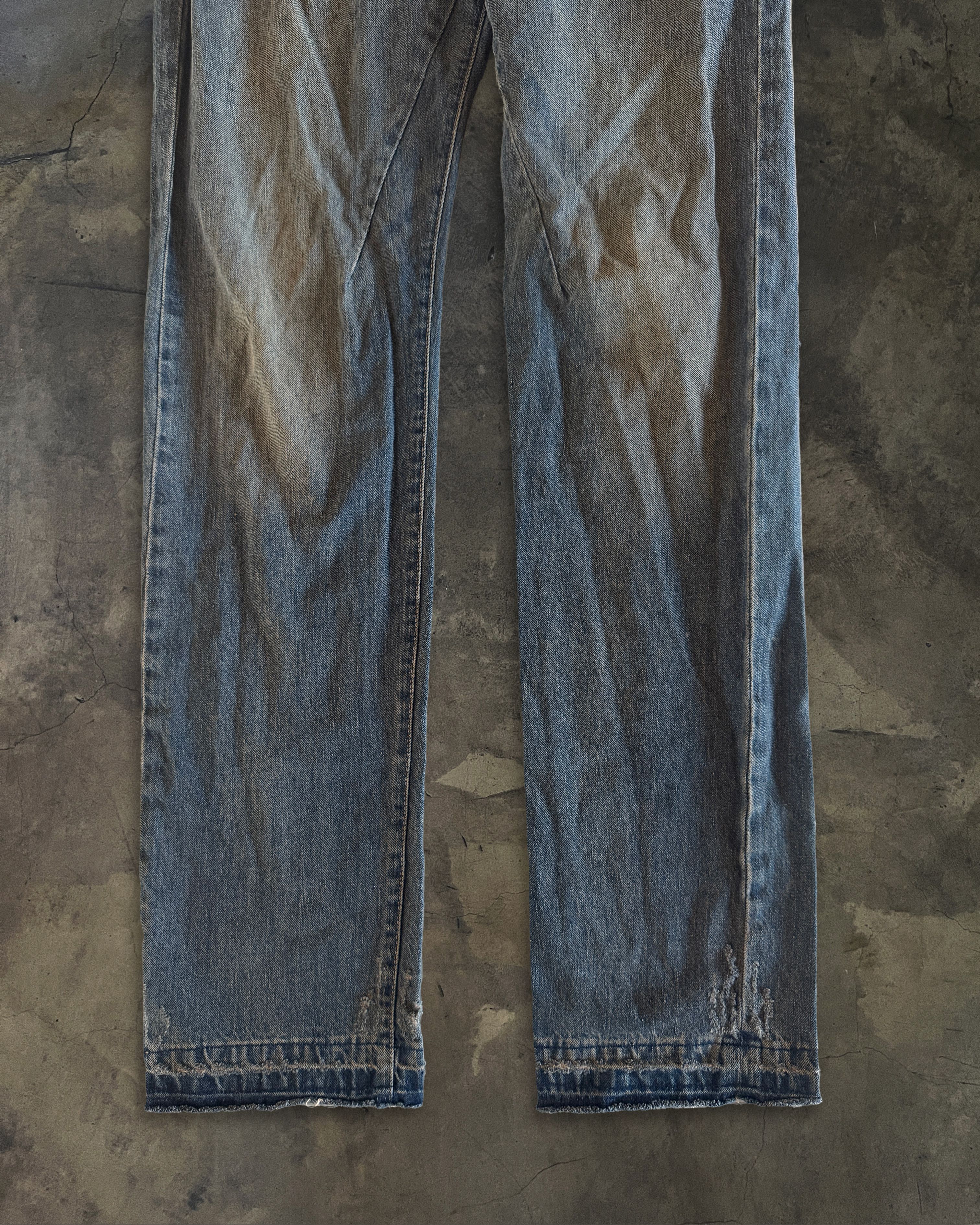 Rick Owens RICK OWENS AW2007 "EXPLODER" INDIGO DETRIOTS Size US 33 - 2 Thumbnail