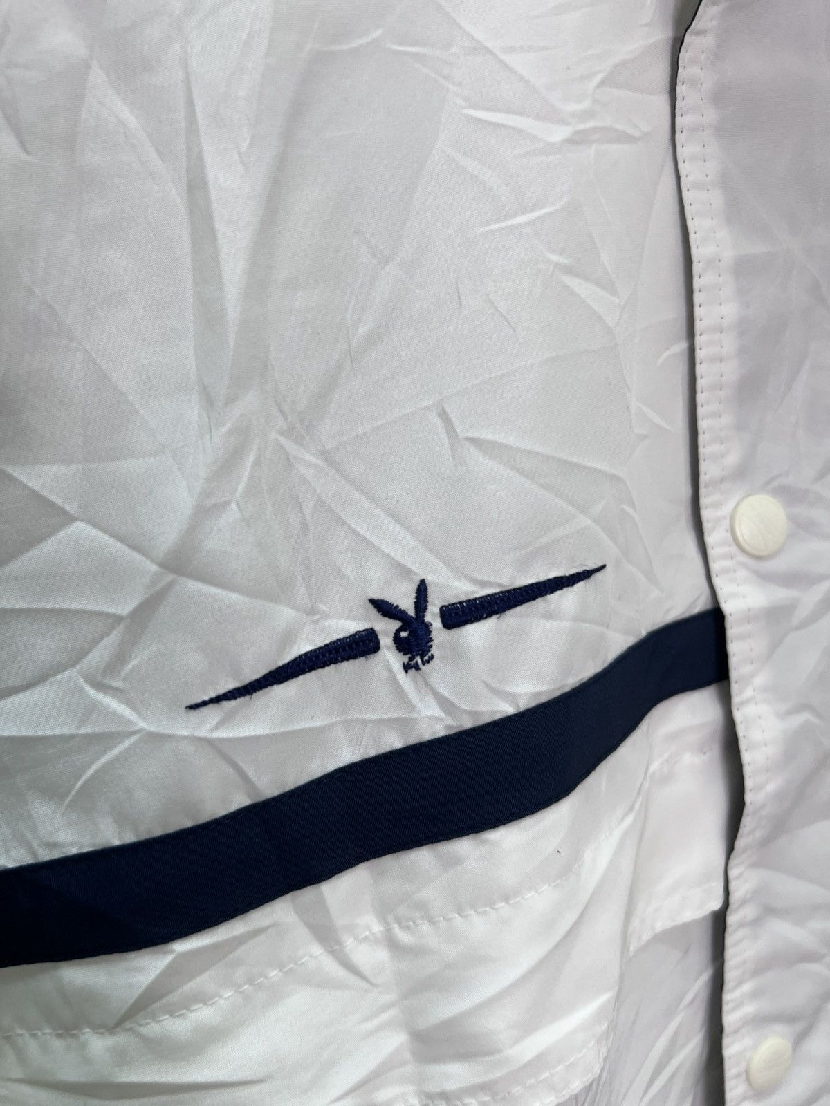 Playboy Vintage 90s Oversized Baggy Playboy Light Jacket Size US L / EU 52-54 / 3 - 2 Thumbnail