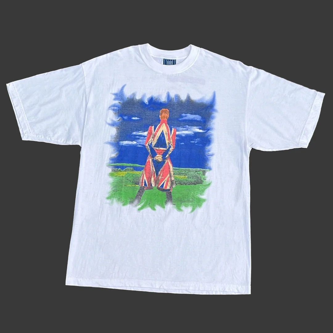 Band Tees × Vintage David Bowie 1997 Vintage Earthling 90s Tour Band T-Shirt Size US L / EU 52-54 / 3 - 1 Thumbnail