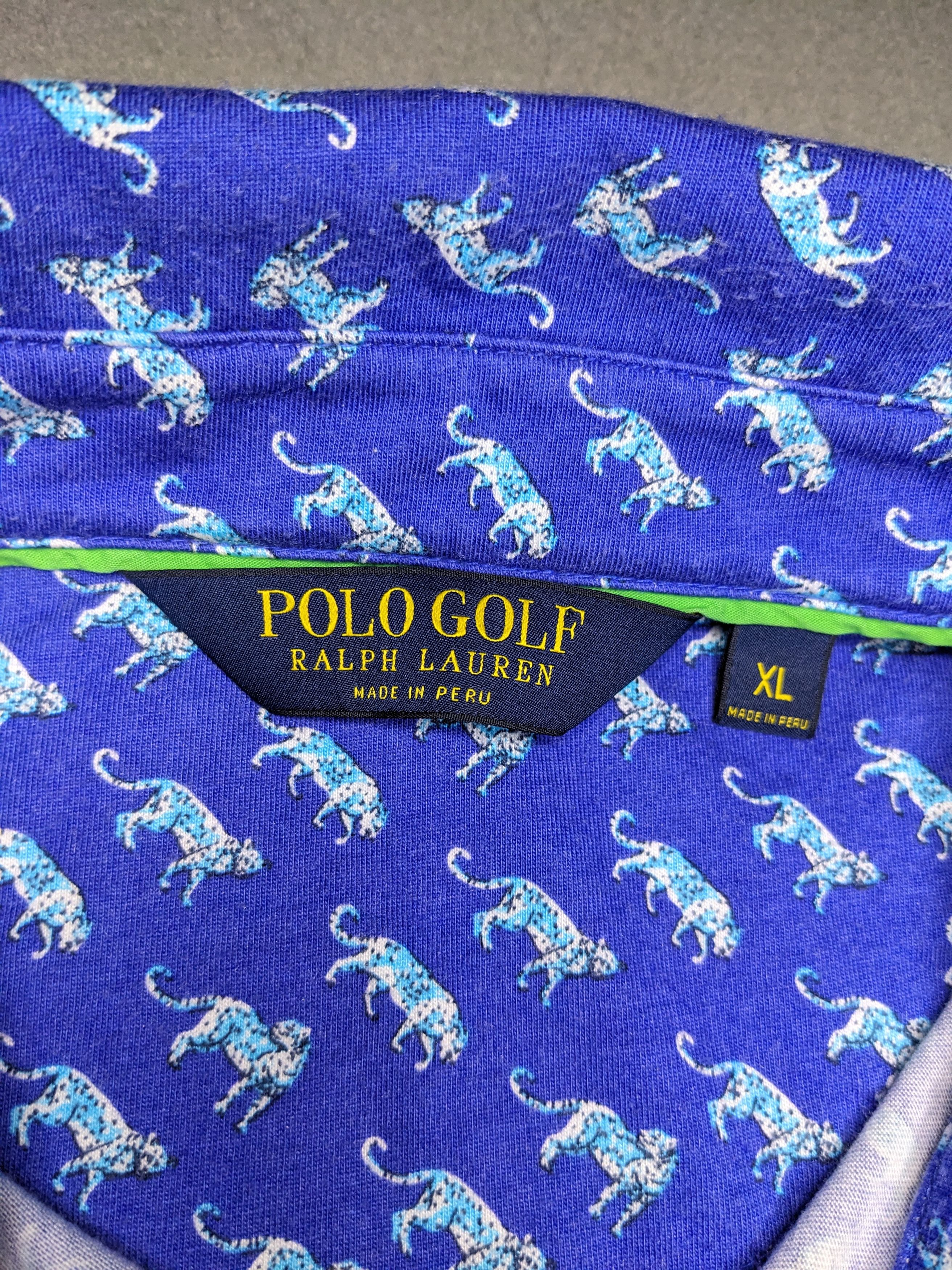 Polo Ralph Lauren Polo Golf Ralph Lauren Pocket Shirt XL Pima Cotton AOP Size US XL / EU 56 / 4 - 5 Thumbnail