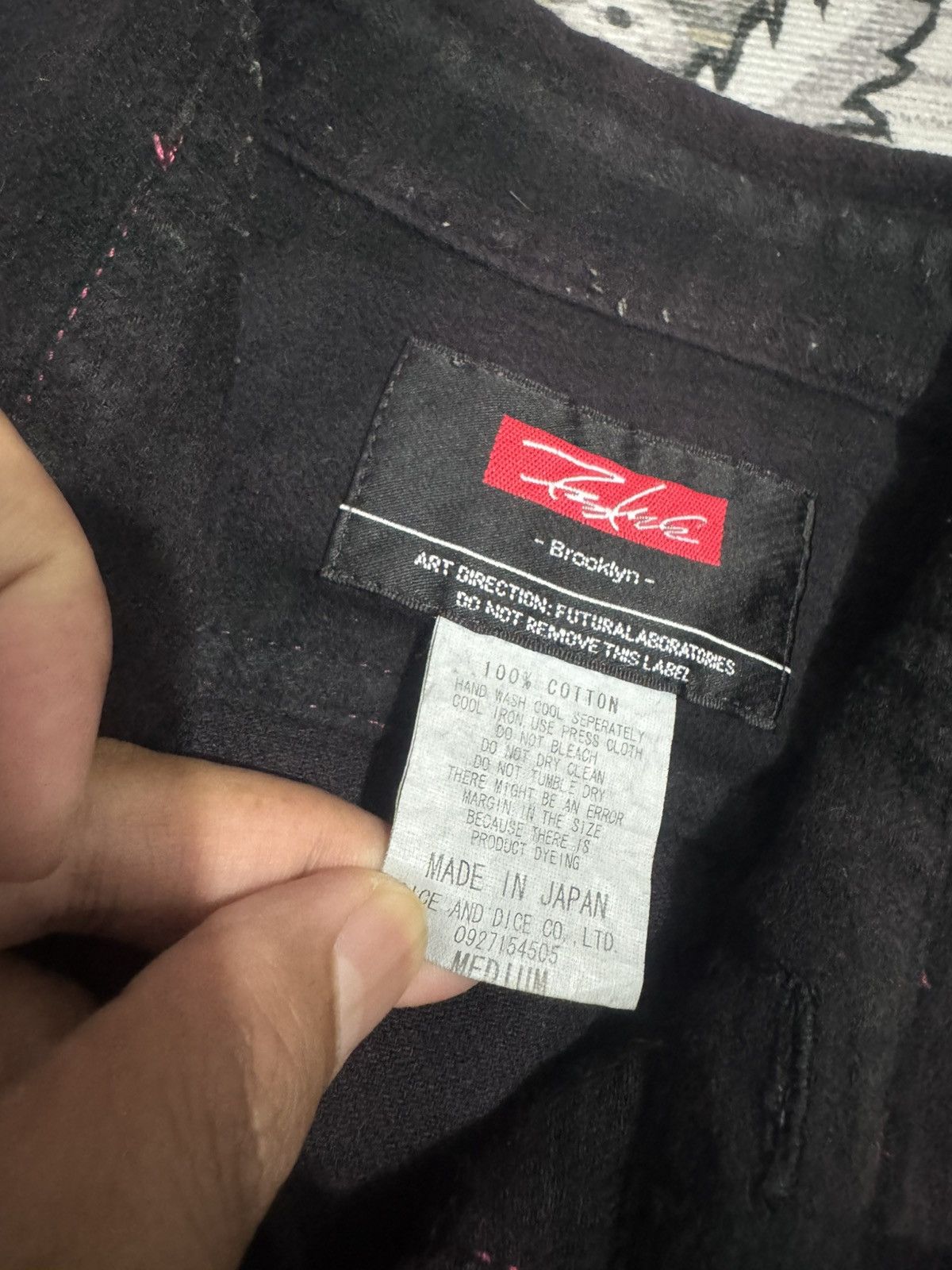 Futura × Japanese Brand Vintage Futura Brooklyn Flannel Shirt Big Logo Made in Japan Size US M / EU 48-50 / 2 - 4 Thumbnail