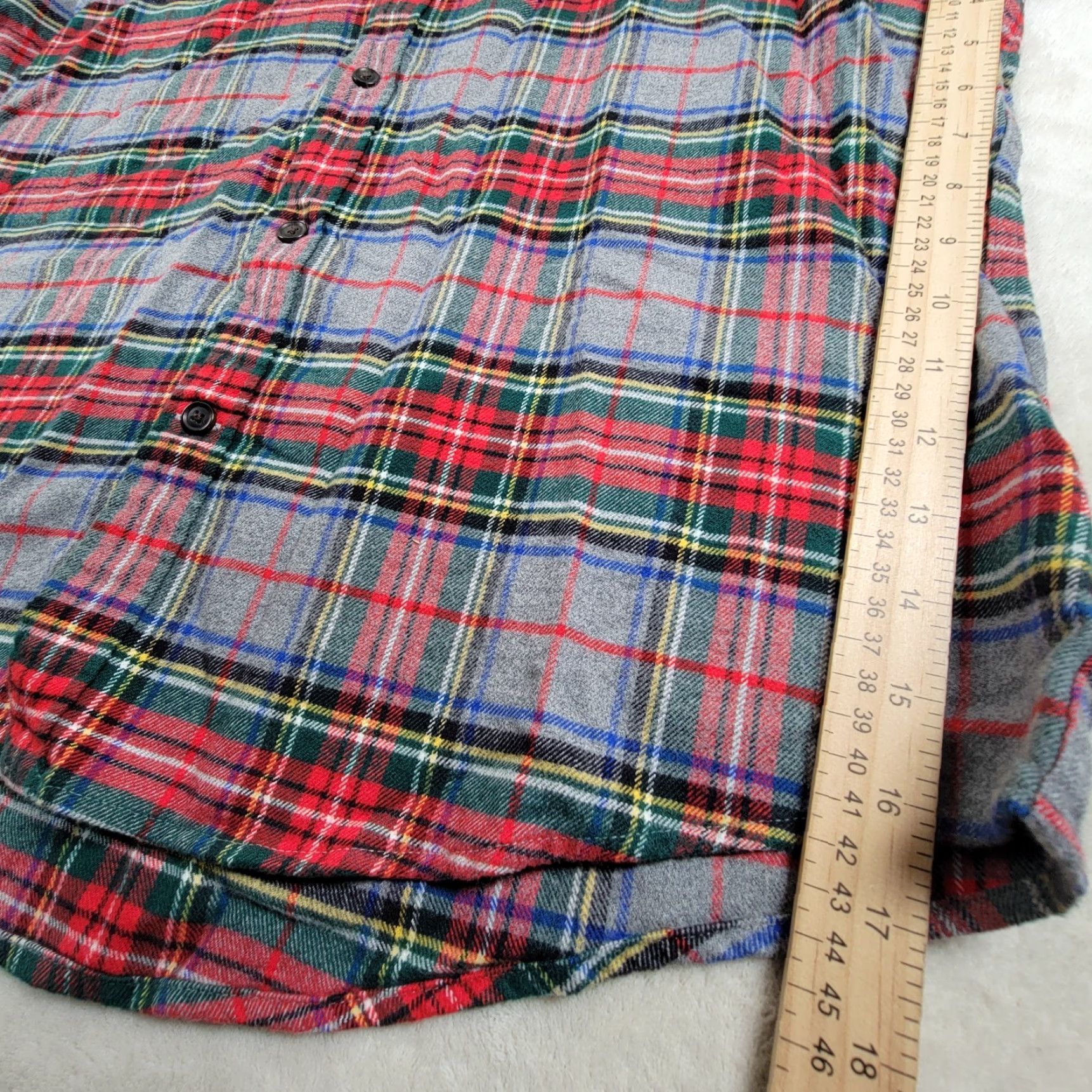 Vintage VINTAGE LL Bean Flannel Shirt Mens Large Gray Plaid Button-Up Outdoors Size US M / EU 48-50 / 2 - 7 Thumbnail