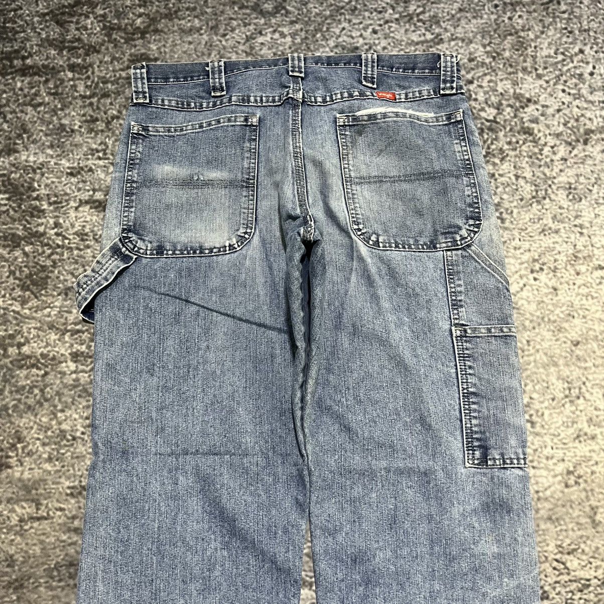 Wrangler Vintage Wrangler Distressed Workwear Skater Carpenter Jeans Size US 34 / EU 50 - 4 Thumbnail