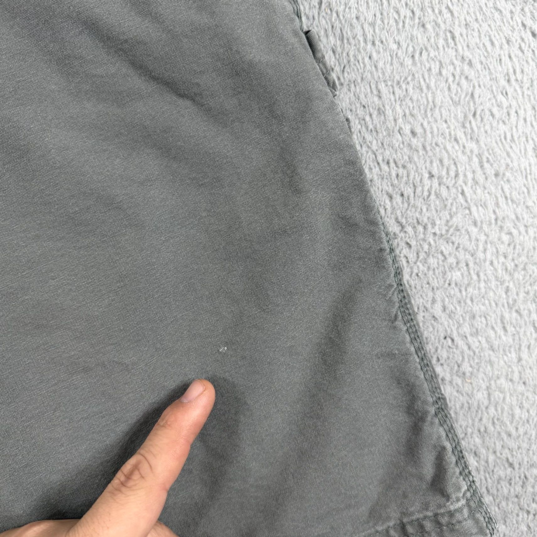 Carhartt Carhartt Shorts Cargo Gray Men's 36 Workwear Outdoor Flat Front Pockets Regular Cargo Pocket Size 36 USA Outdoor Workwear Mens Gray Cotton B147-FAT Size US 36 / EU 52 - 3 Thumbnail