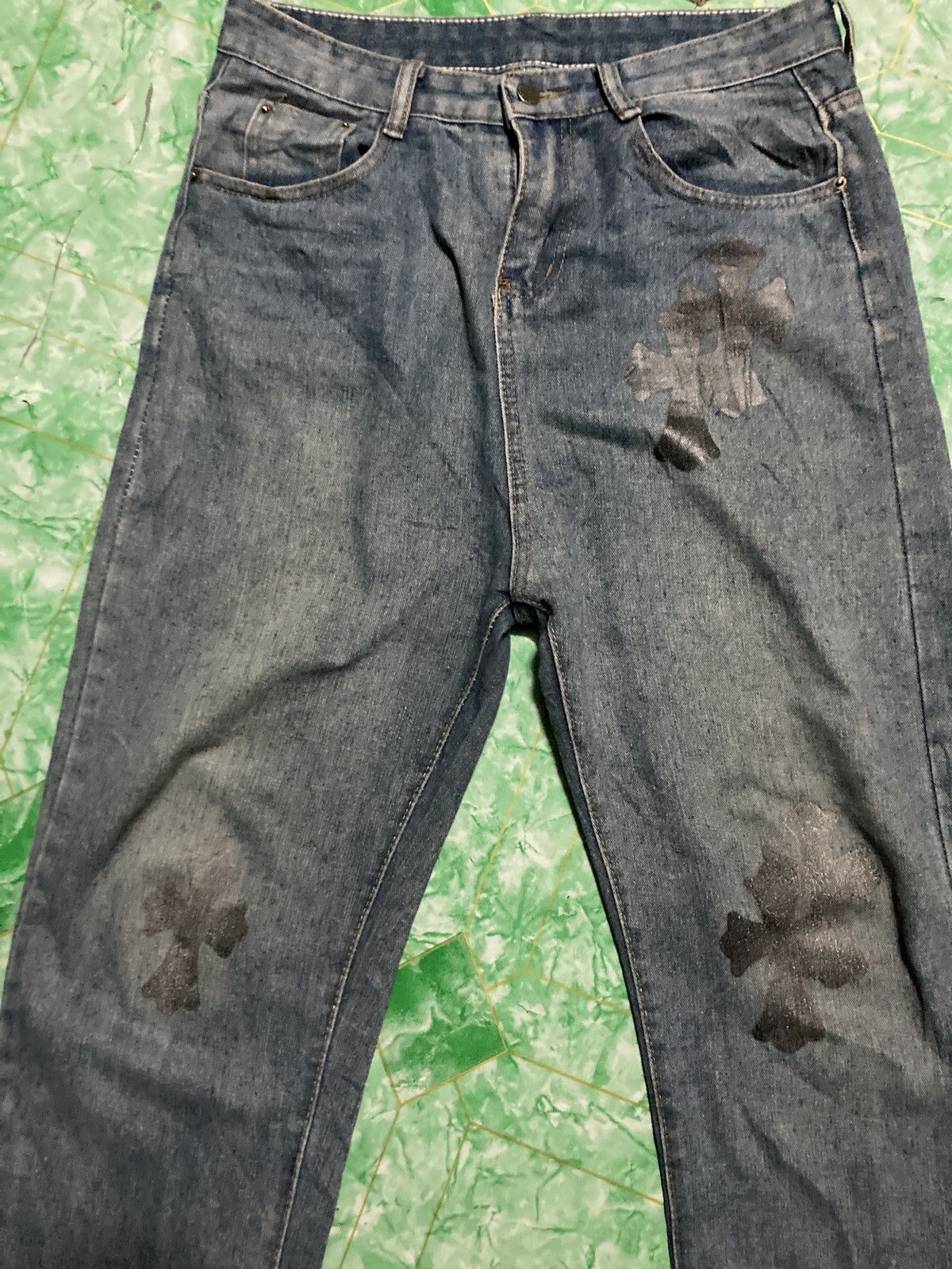 Japanese Brand × Jean Vintage Jeans Falmer Meritage Pattern Chrome Hand Size US 30 / EU 46 - 6 Thumbnail