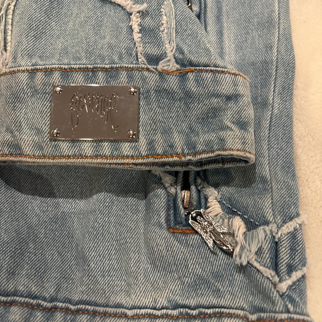 Revenge Revenge spiderweb jean jacket XL Size US XL / EU 56 / 4 - 4 Thumbnail