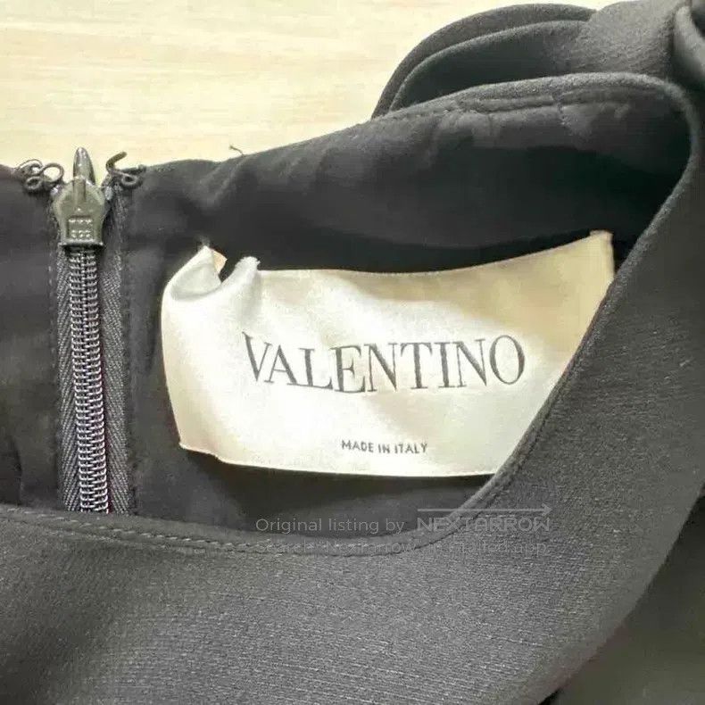 Valentino Valentino Black bow dress Size XS / US 0-2 / IT 36-38 - 4 Thumbnail