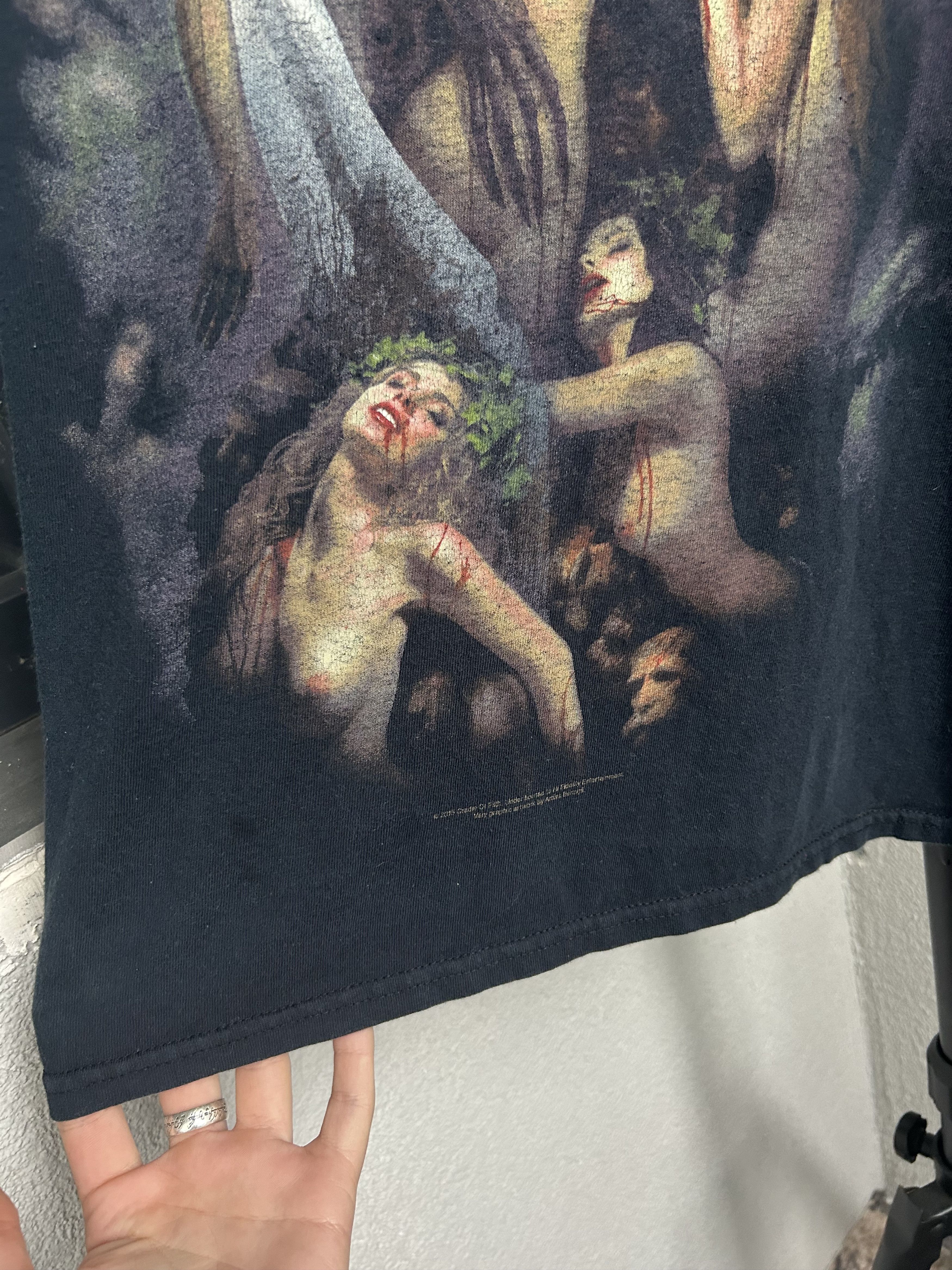Band Tees Vintage 2015 Cradle of Filth Rock Band T-shirt Size US S / EU 44-46 / 1 - 4 Thumbnail