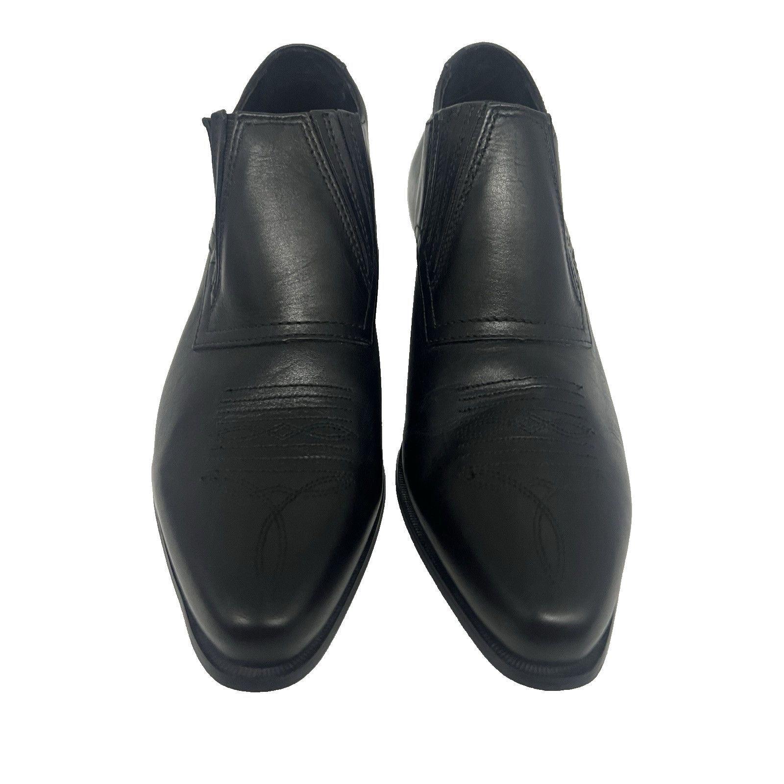 Durango Durango Western Ankle Boots US 7M Black Leather Stretch Size US 7 / IT 37 - 7 Thumbnail