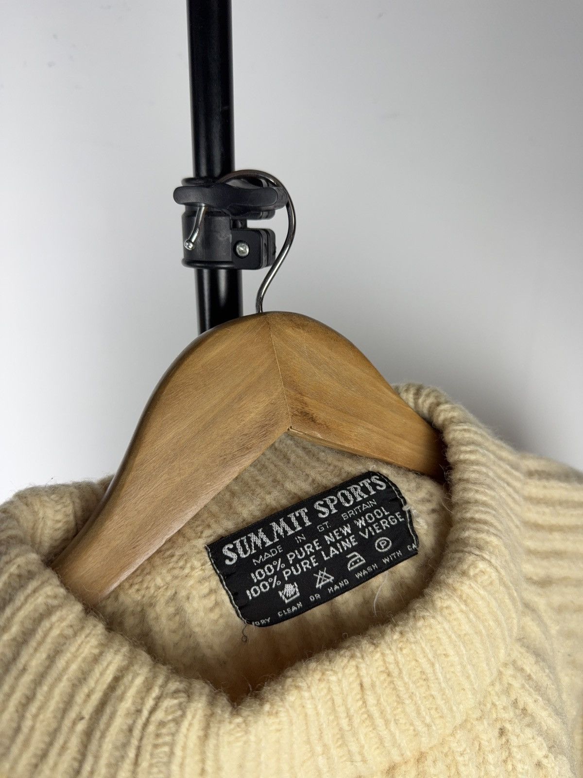 Vintage Vintage 90s Retro Summit Sports Pure Wool Knit Sweater Size US L / EU 52-54 / 3 - 9 Thumbnail