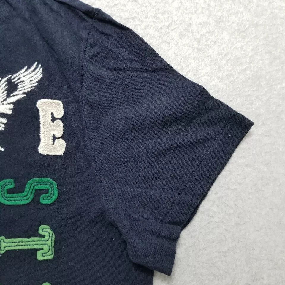 American Eagle Outfitters American Eagle Shirt Mens Medium Blue Crew Neck Patch Size US M / EU 48-50 / 2 - 3 Thumbnail