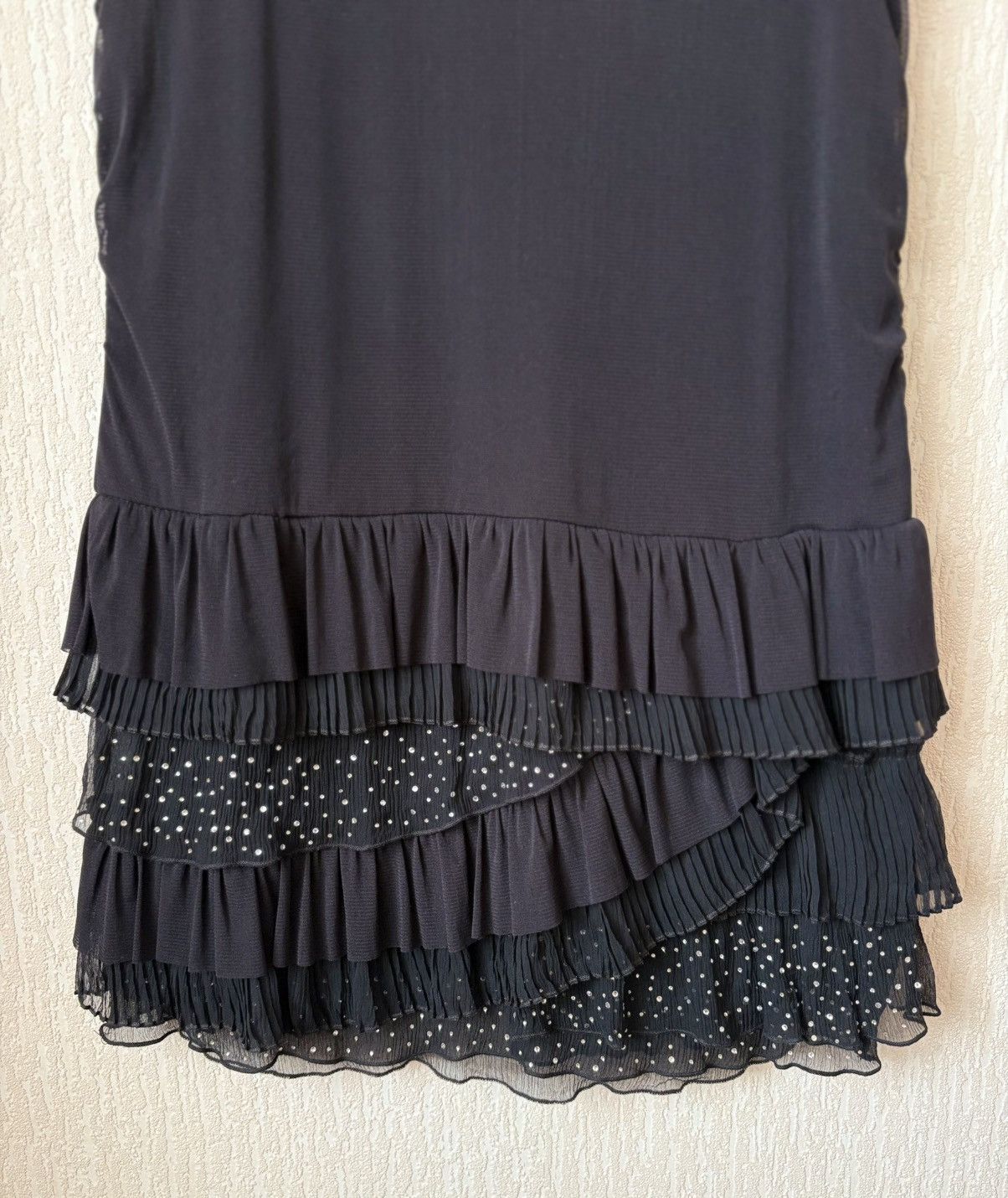Blumarine Miss Blumarine Black Sleeveless Dress Ruffle Hem Size 14 Size XL / US 12-14 / IT 48-50 - 4 Thumbnail