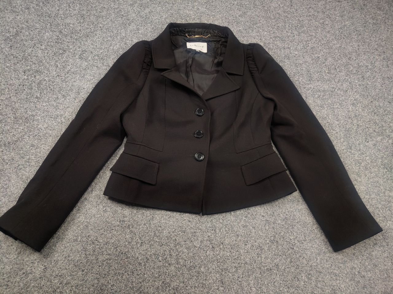 LK Bennett L.K. Bennett London Design Brown Wool Blend Blazer jacket Size L / US 10 / IT 46 - 3 Thumbnail