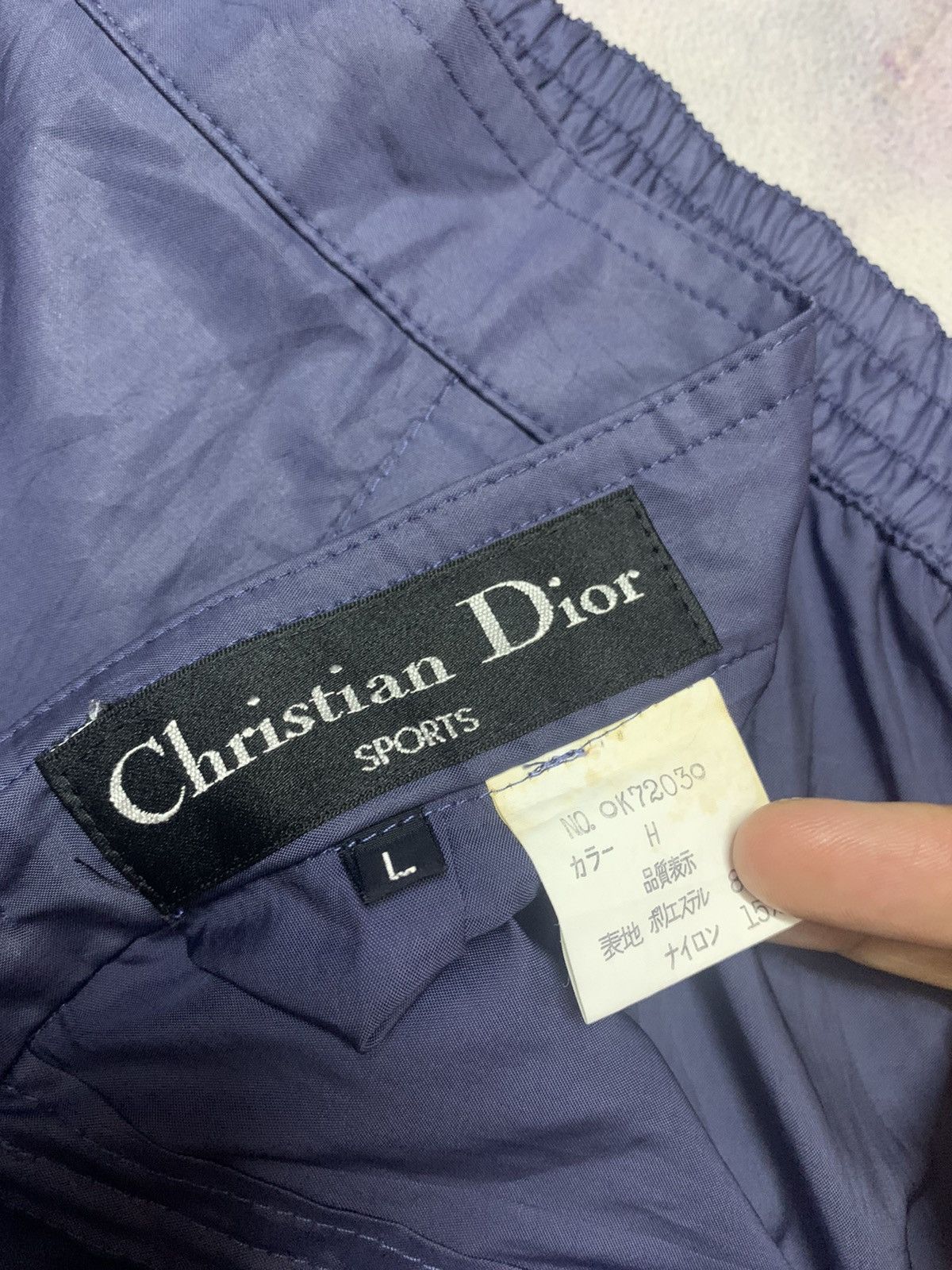 Christian Dior Monsieur Christian Dior Nylon Wide Baggy Pants Size US 33 - 10 Thumbnail