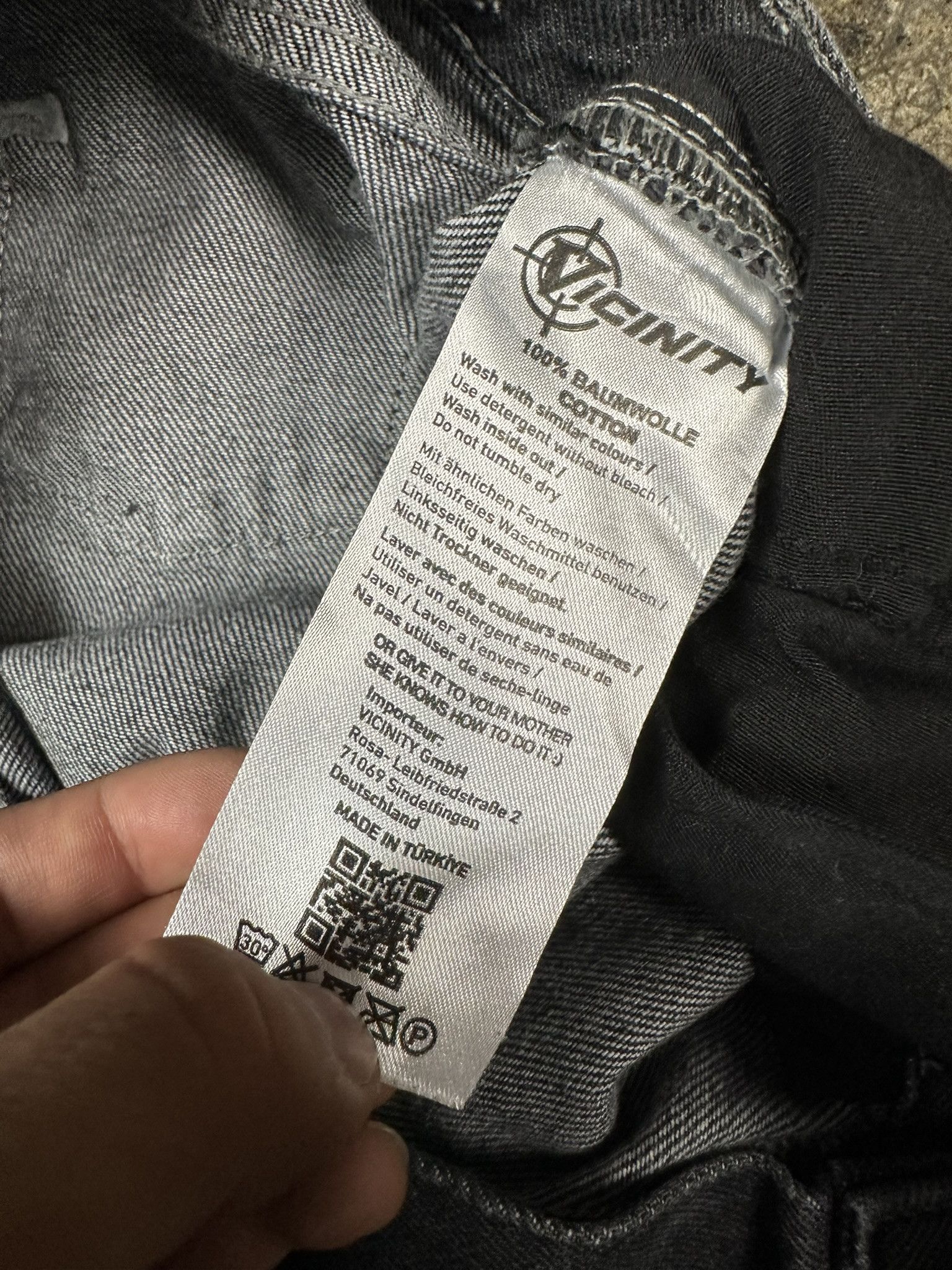 Other Vicinity Stonewashed Oversized Denim Pants Size US 30 / EU 46 - 7 Thumbnail