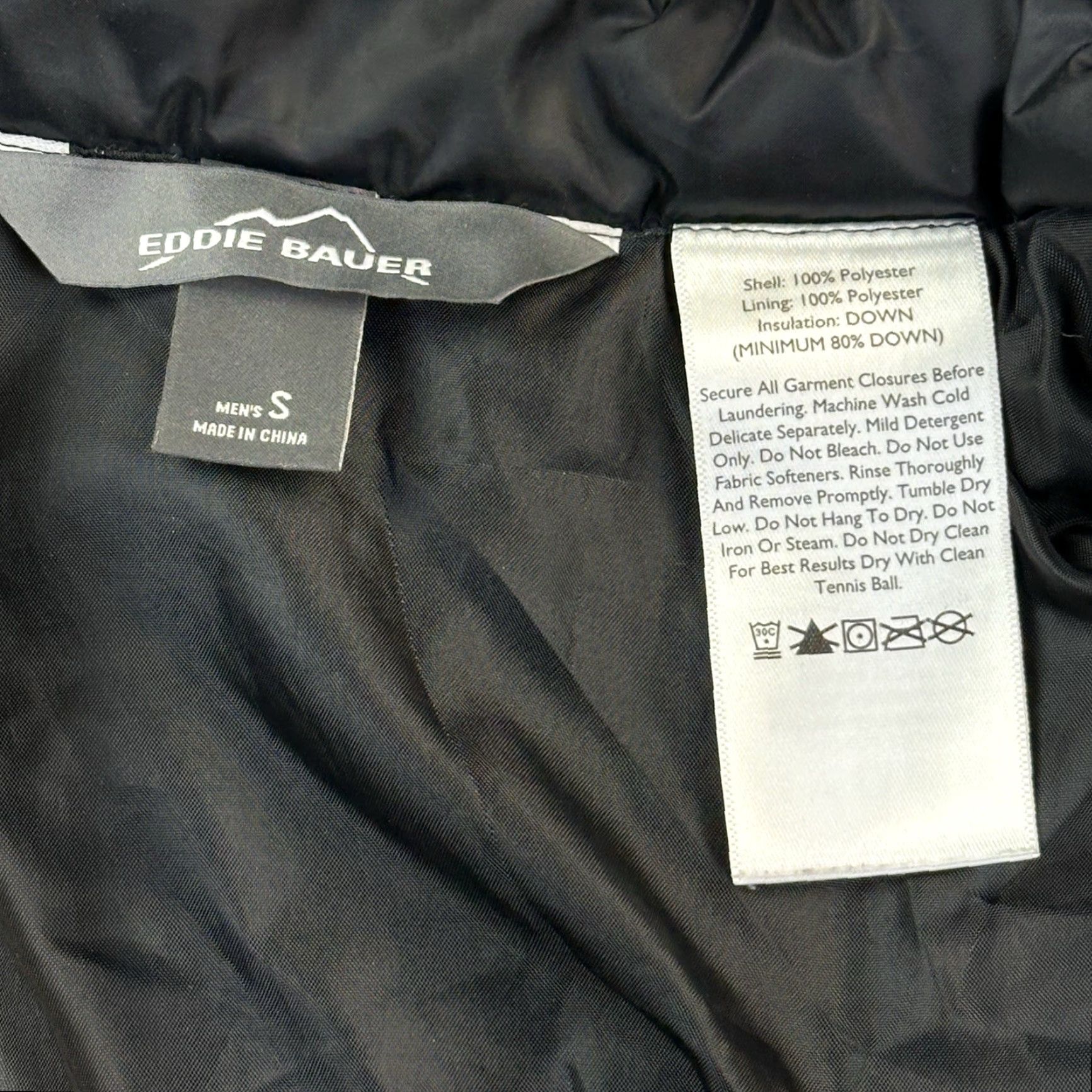 Eddie Bauer Eddie Bauer Jacket Mens Small Black Full Zip EB650 Goose Down Puffer Outdoor Shirt Size US S / EU 44-46 / 1 - 7 Thumbnail