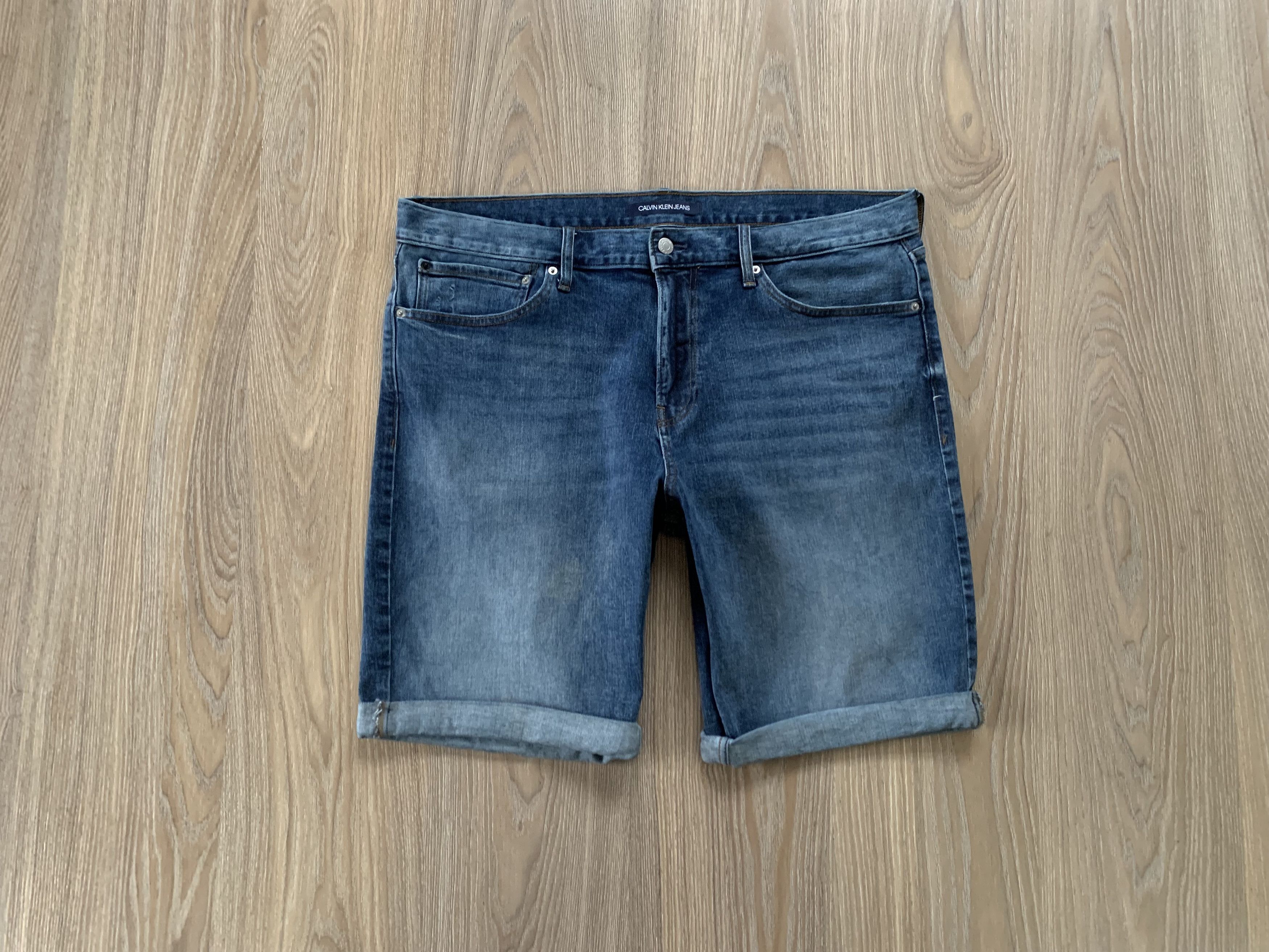 Calvin Klein Men's Vintage Calvin Klein Denim Shorts Size US 38 / EU 54 - 1 Thumbnail