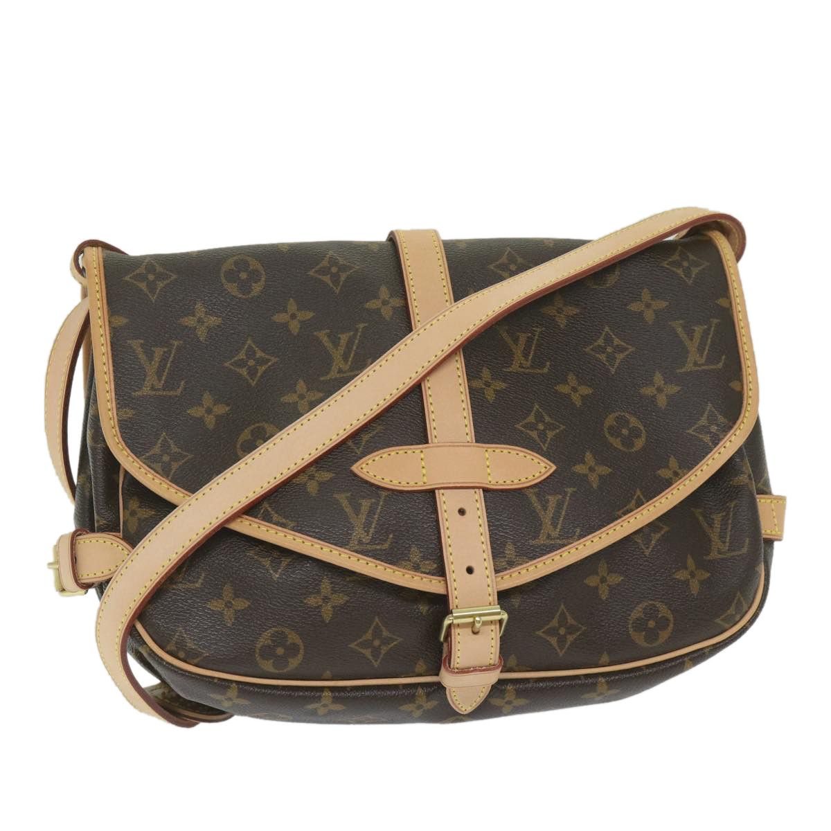 Louis Vuitton Monogram Saumur 30 Shoulder Bag M42256 Lv Auth Uy166Sa, Women's