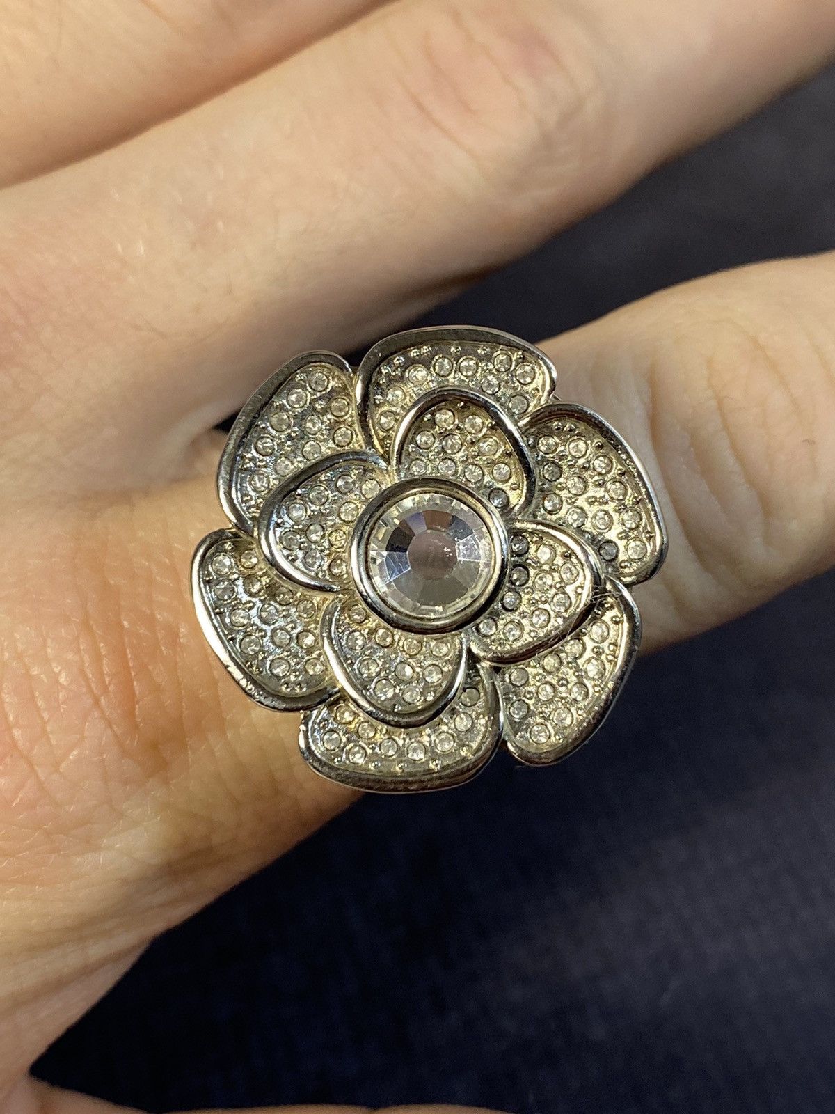 Japanese Brand × Jewelry Floral Silver Ring Watch by Japanese Brand Size ONE SIZE - 3 Thumbnail