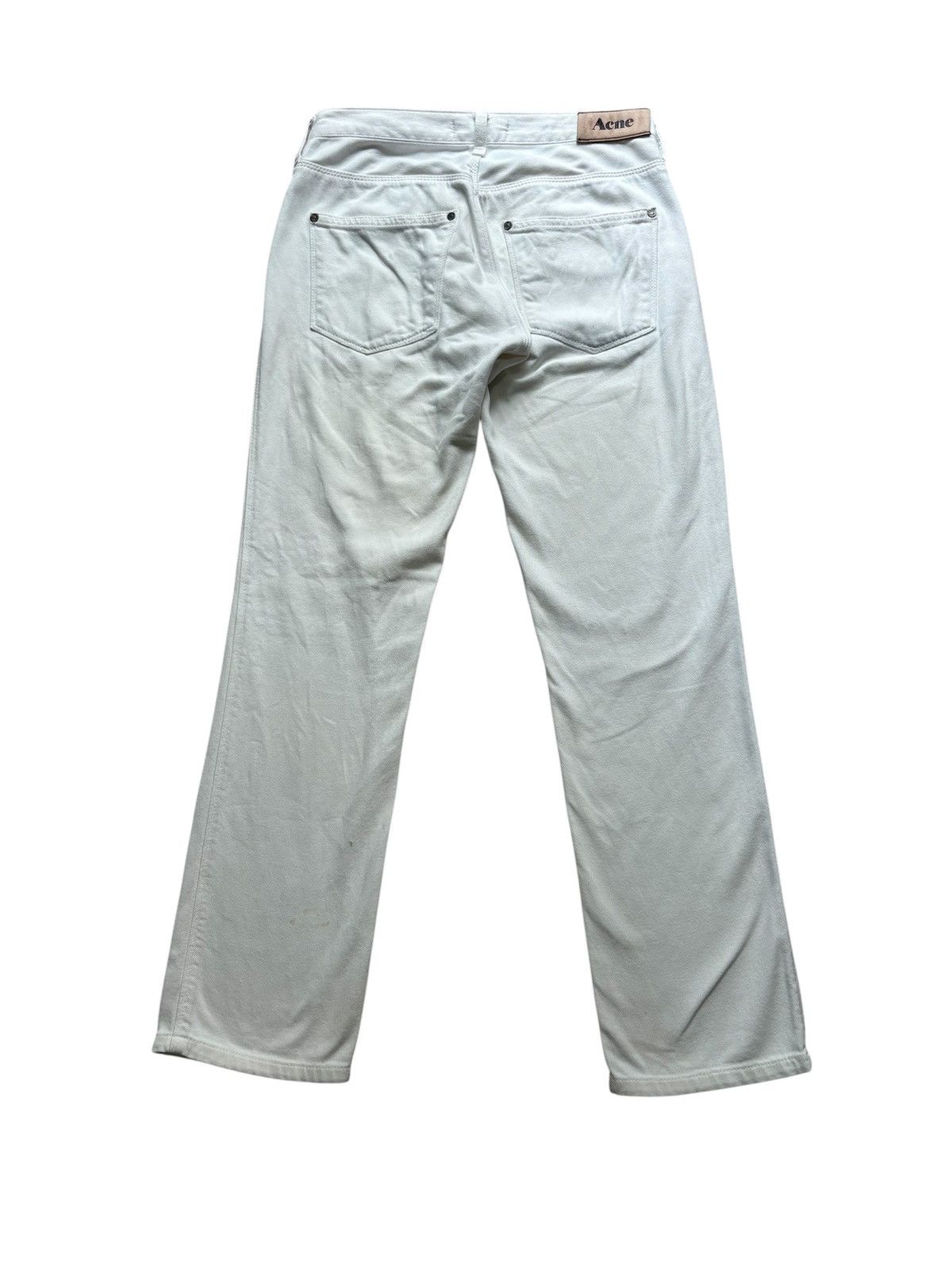 Acne Studios Acne Studios Max Optic White Jeans Size US 29 - 2 Thumbnail