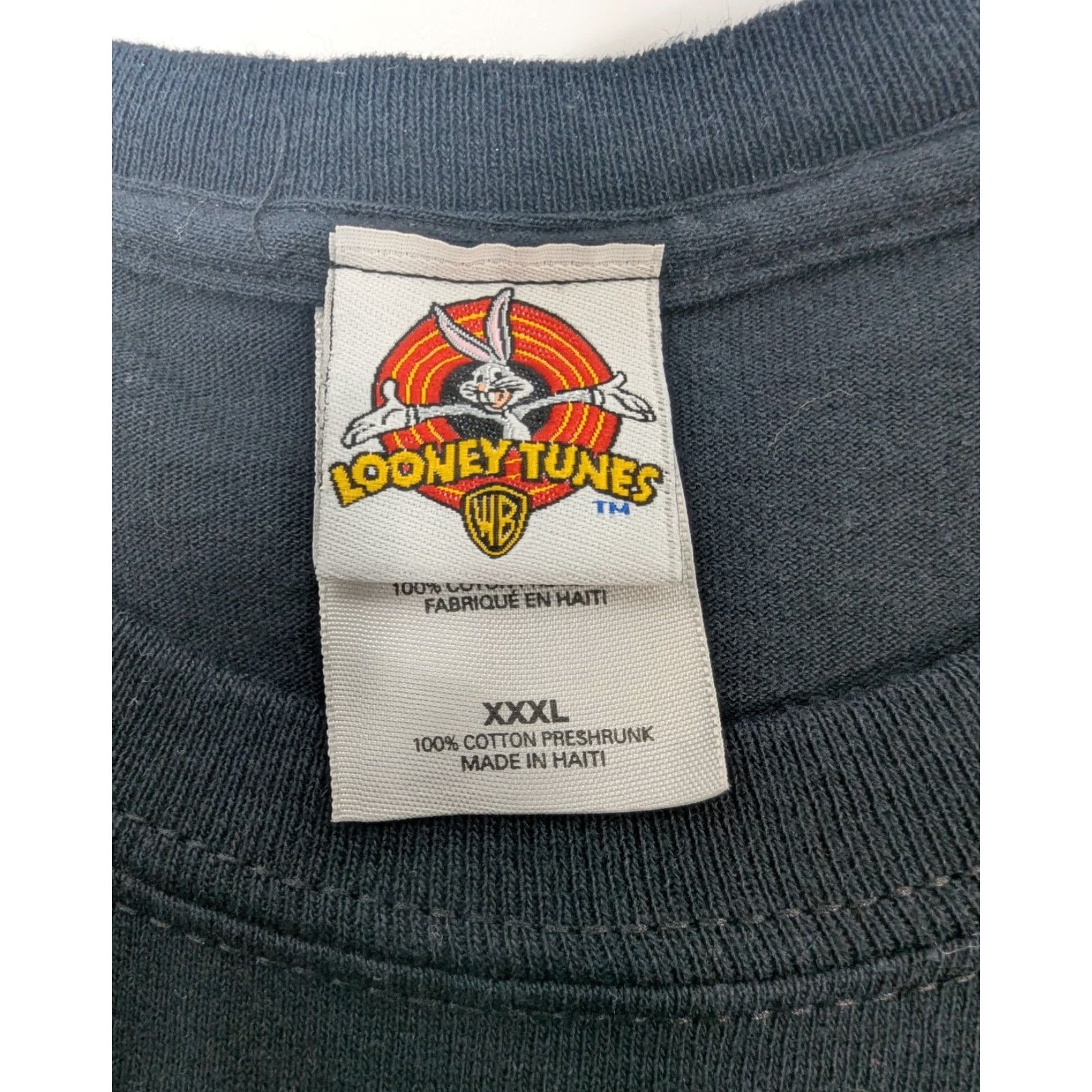 Vintage VINTAGE Looney Tunes Taz I'm A Stunna Shirt Sz 3XL Black Crew Neck Short Sleeve Men Graphic Print Logo Cartoon Hip Hop 2000s Tasman ia? Size US XXL / EU 58 / 5 - 6 Thumbnail