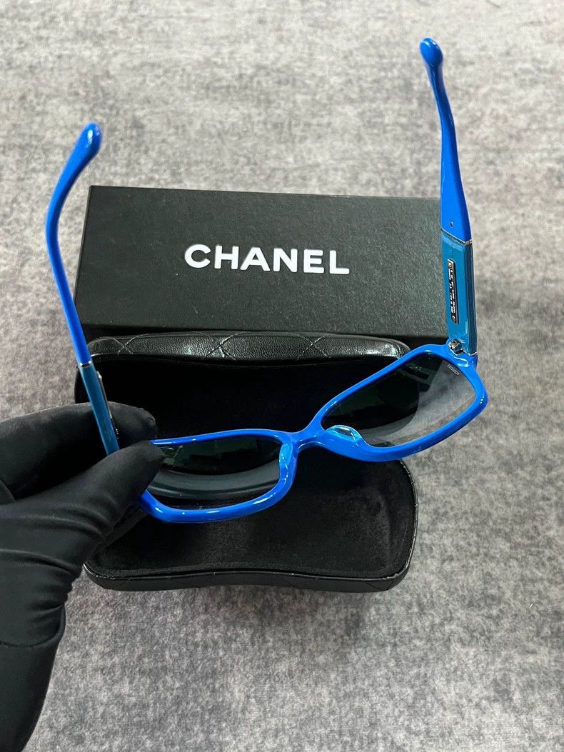 Chanel Chanel Blue and white color matching double C side label c Size ONE SIZE - 3 Thumbnail