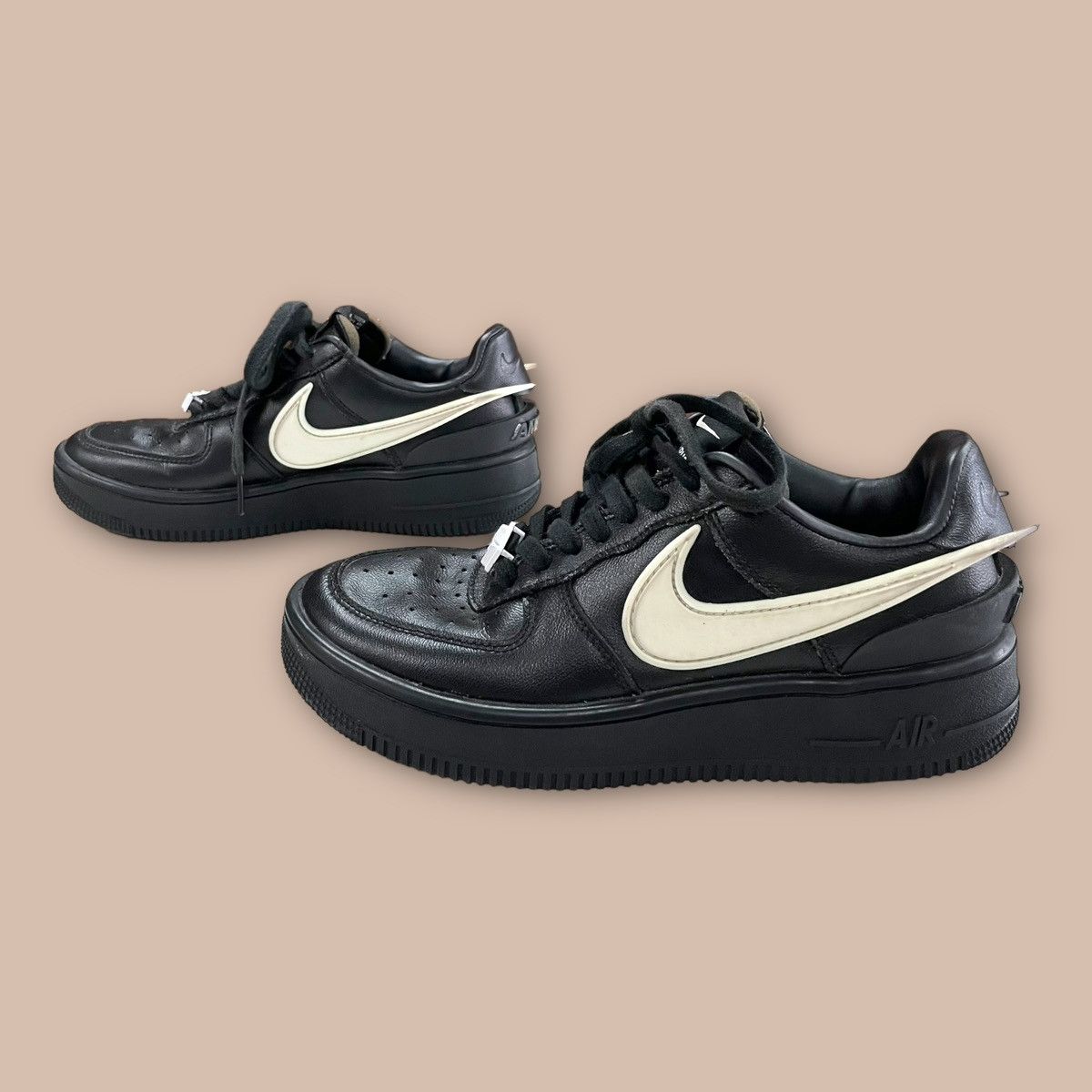 Ambush Design × Nike Nike Air Force 1 Low x Ambush "BLACK" Size US 5 / EU 37 - 2 Thumbnail