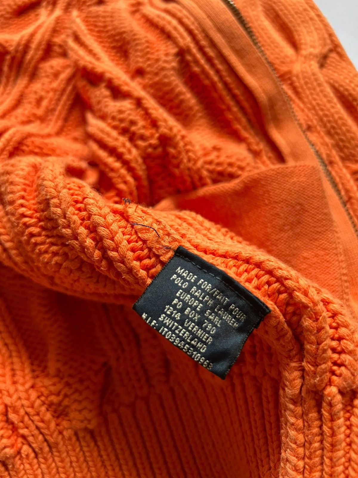 Polo Ralph Lauren × RRL Ralph Lauren × Vintage RALPH LAUREN HEAVY ZIP SWEATER MADE IN SWITZERLAND VINTAGE Size M / US 6-8 / IT 42-44 - 6 Thumbnail
