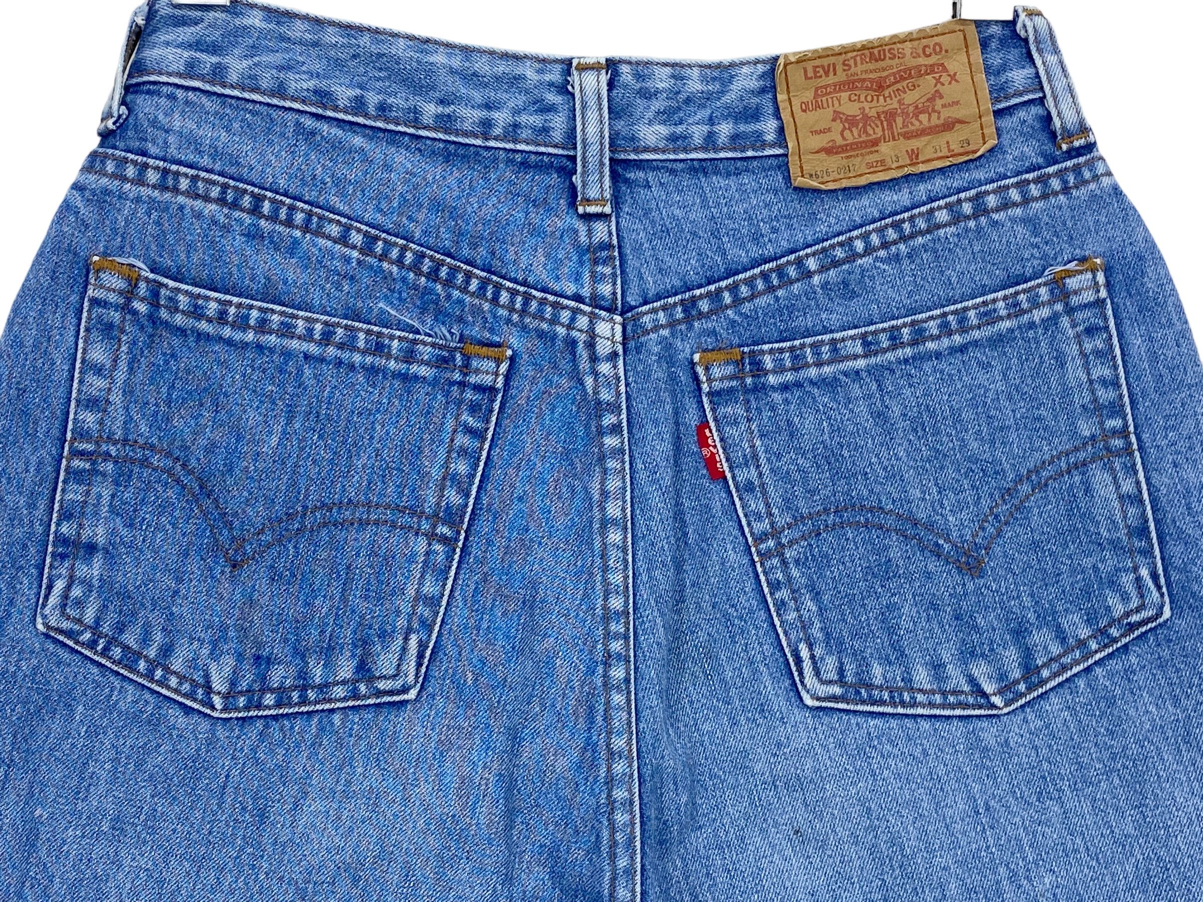 Levi's × Levi's Vintage Clothing Levis 626 Jeans High Waisted Jeans Light Wash Jeans Size 26" / US 2 / IT 38 - 7 Thumbnail
