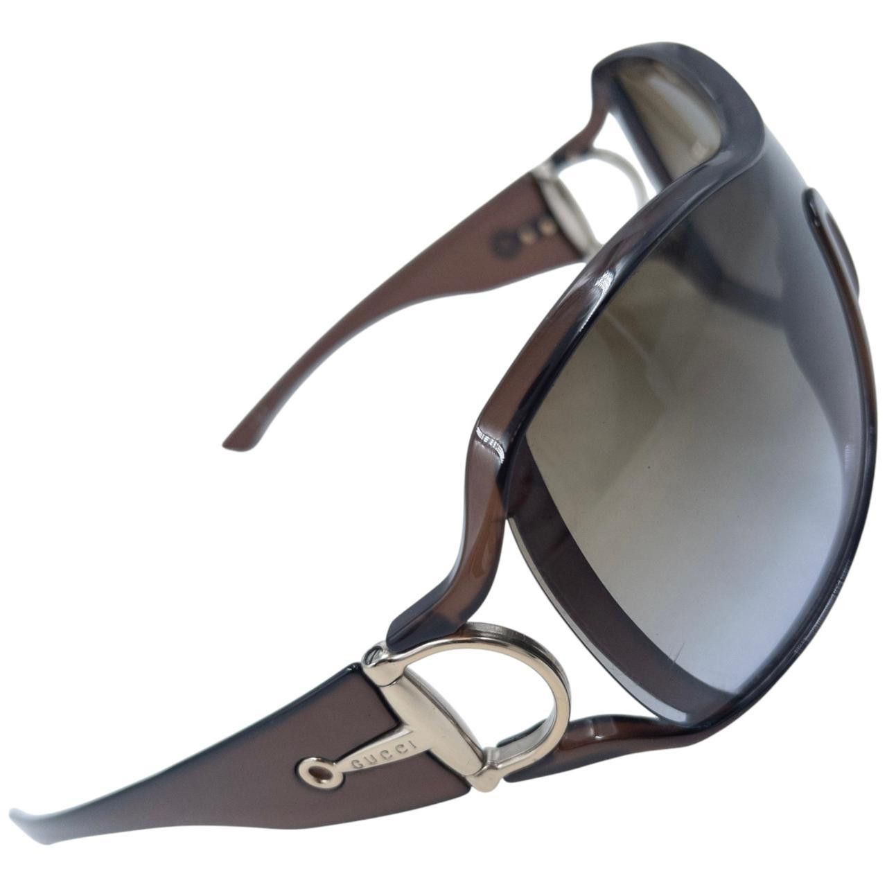 Gucci Vintage Gucci Horse Bite Oversized Sunglasses Size ONE SIZE - 3 Thumbnail