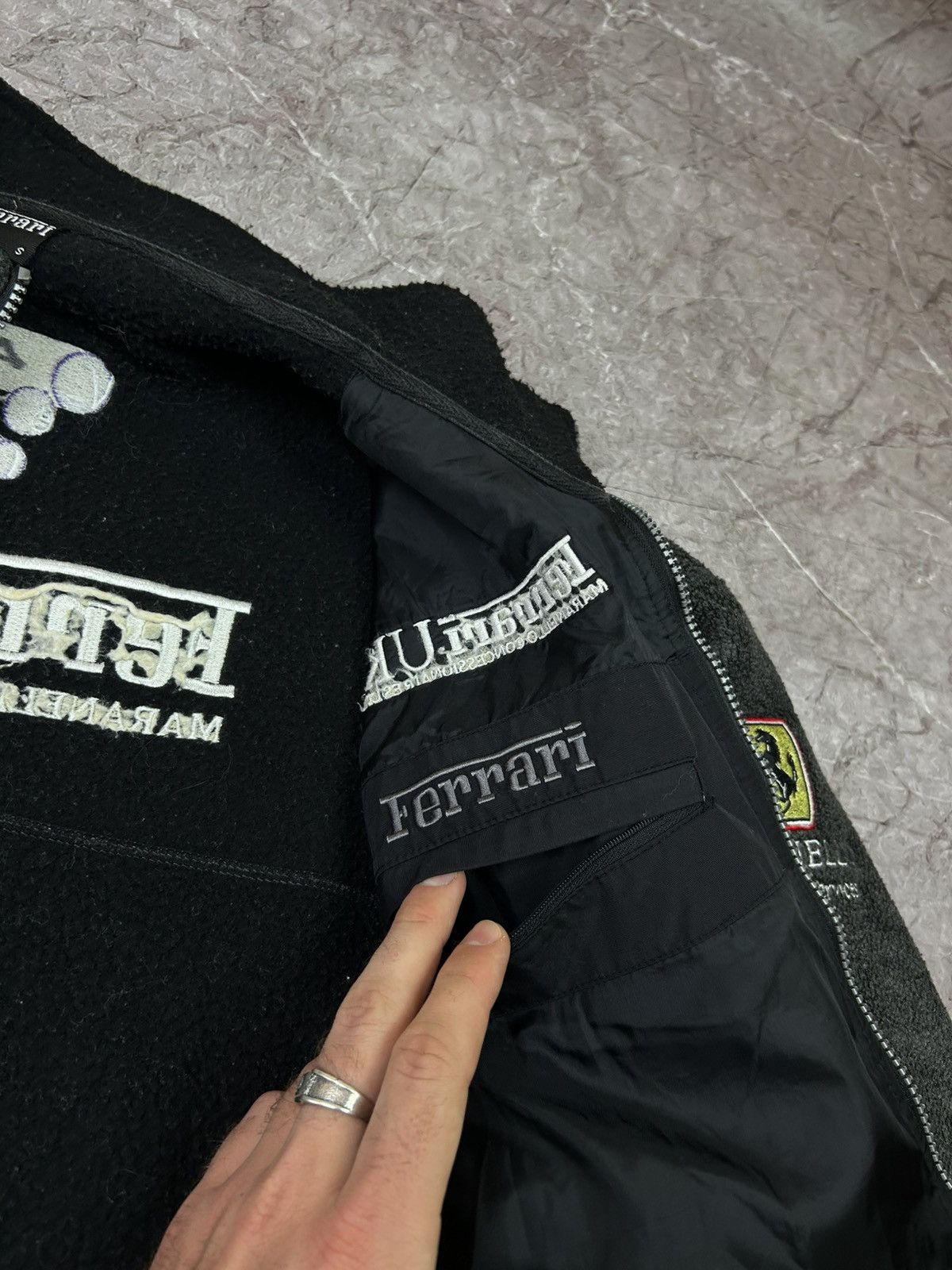 Ferrari Vintage 1999 Ferrari Nascar Fleece Jacket Size US M / EU 48-50 / 2 - 11 Thumbnail
